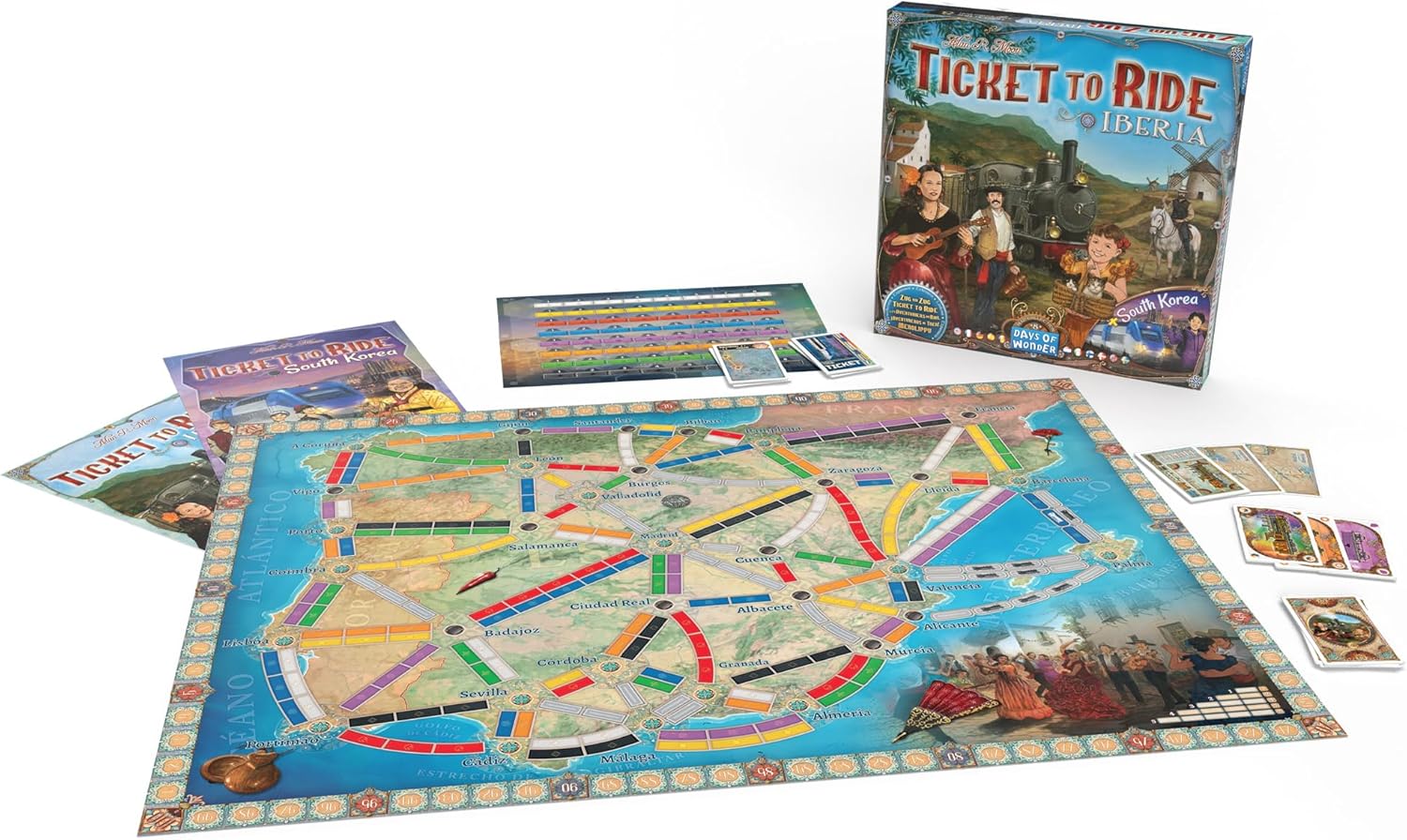 Asmodee Ticket to Ride 3. Kartensammlung, Erweiterung 4