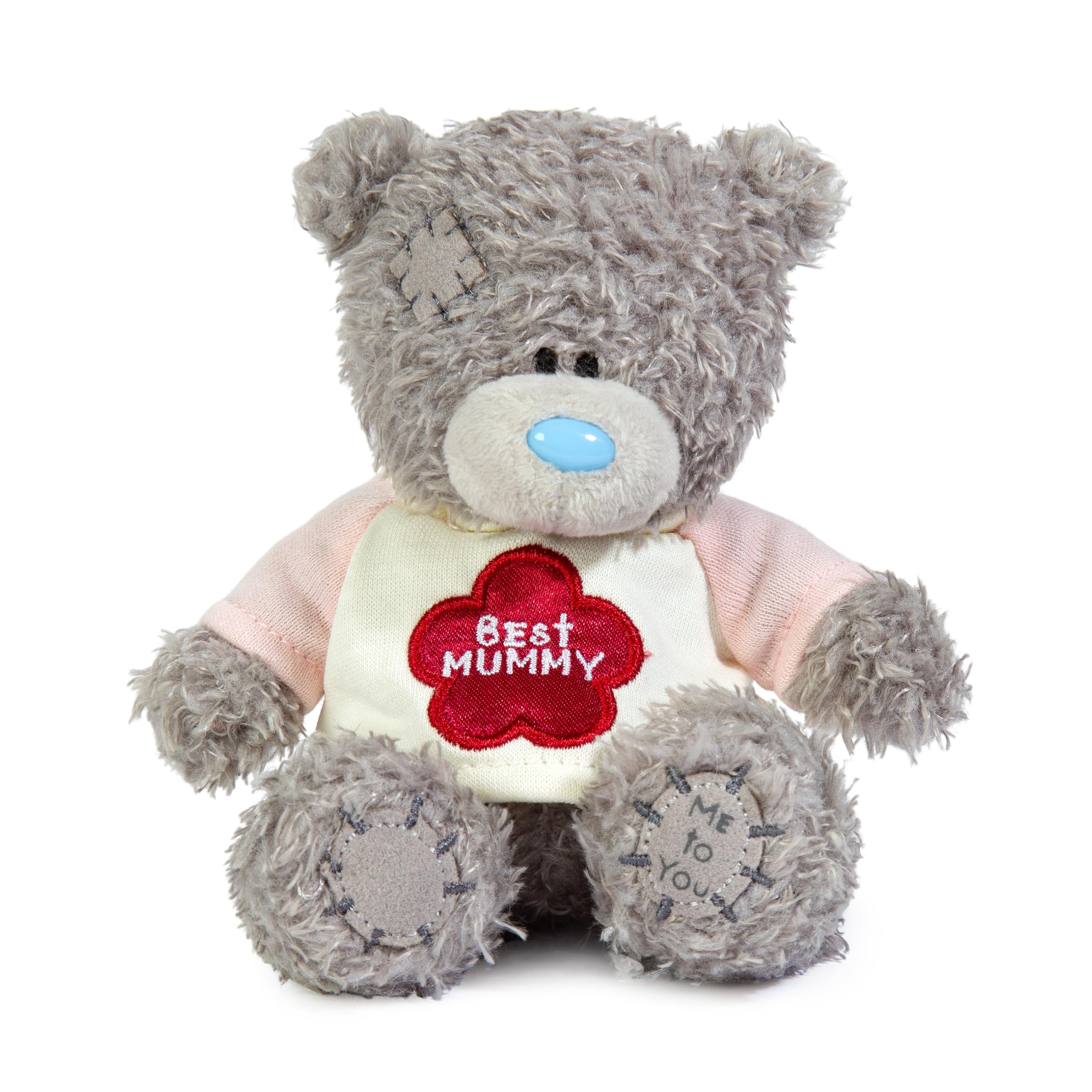 Me to You Tatty Teddy 'Best Mummy Ever' Small Plush Bear | 10cm Height | Unisex Adult
