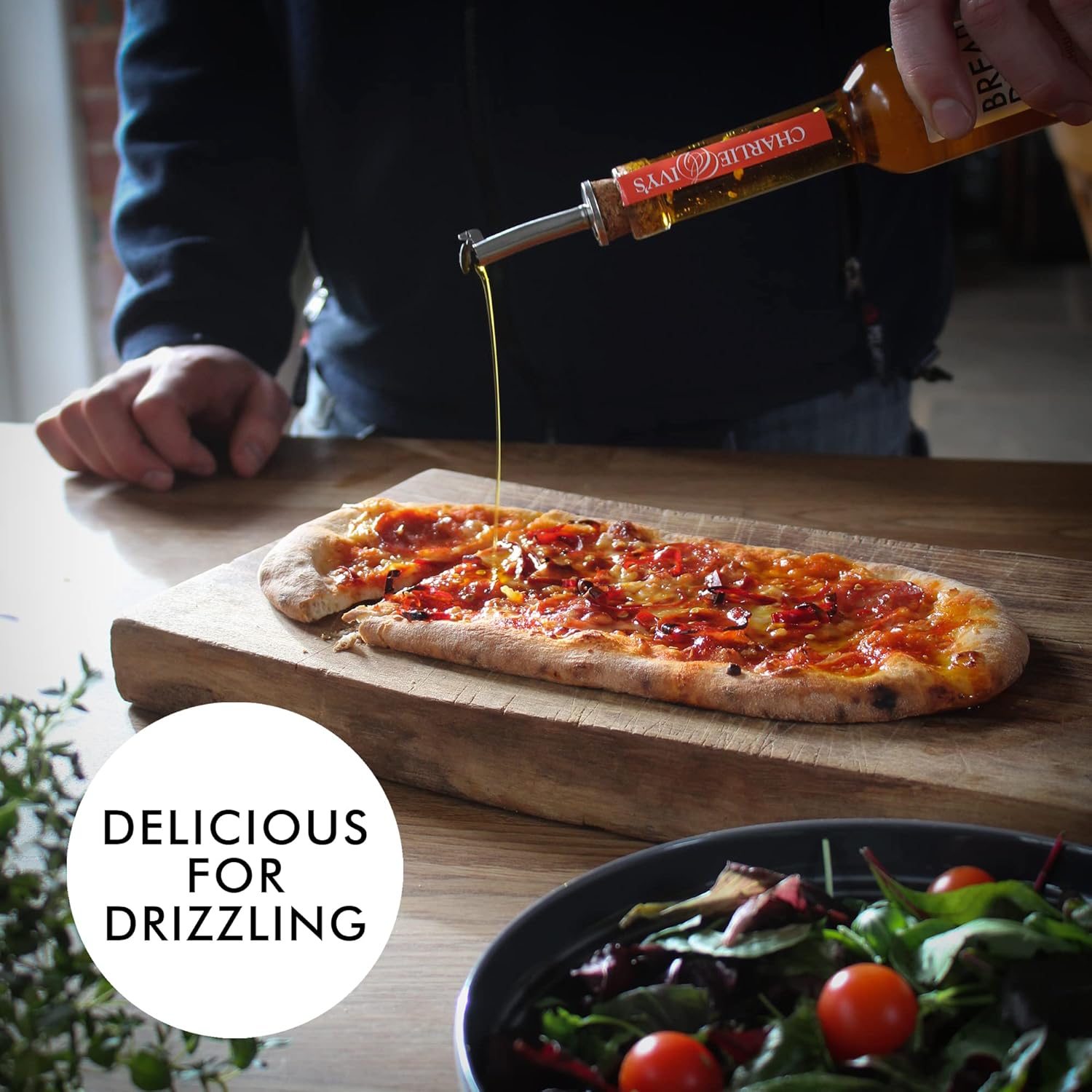 Charlie & Ivy's Chilli, Garlic & Ginger Bread Dipper 200ml - Great Taste Award Winning Vegan Dip 3