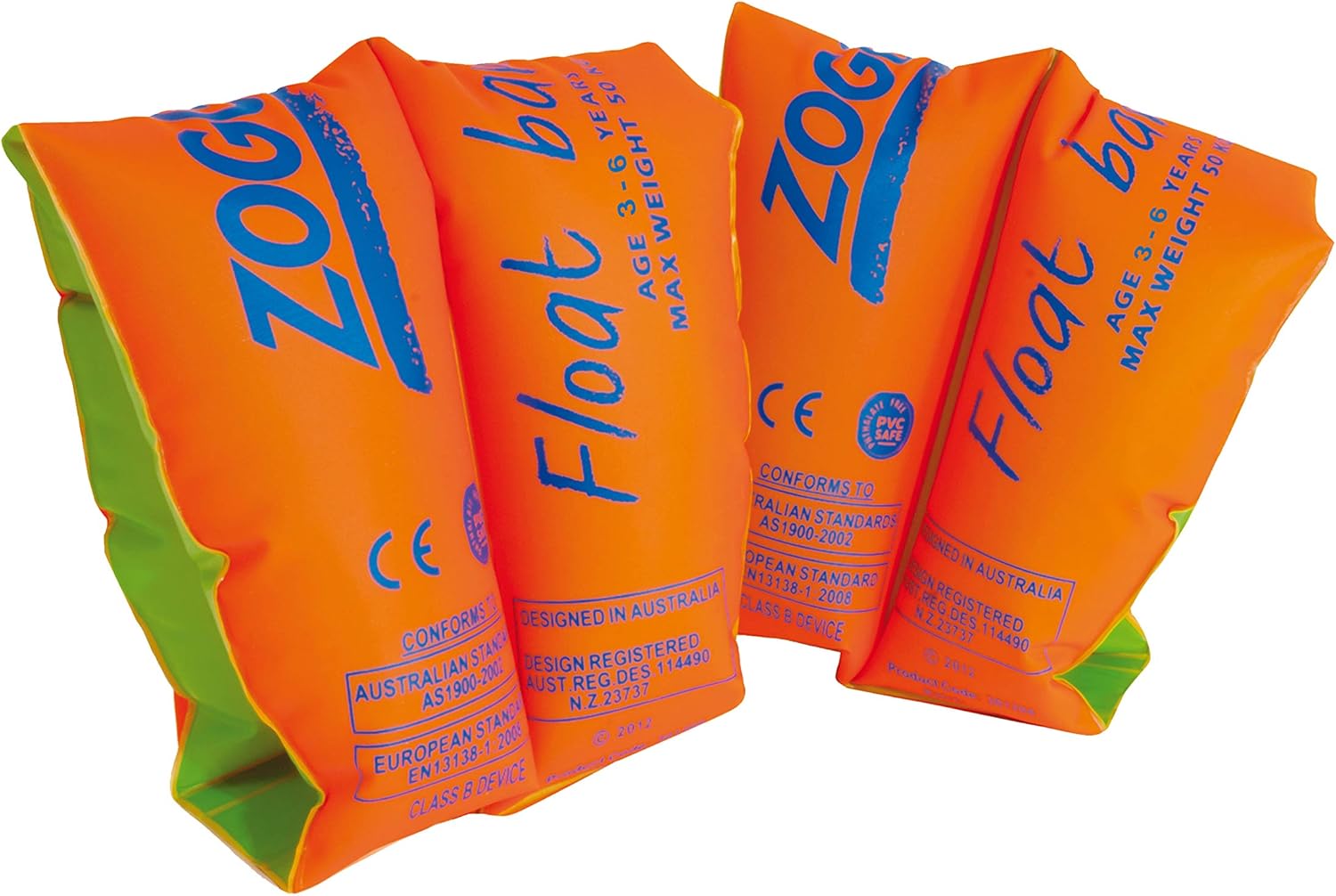 Zoggs Swimming Armbands - Float Bands for Kids Ages 0-12 with Adjustable Buoyancy