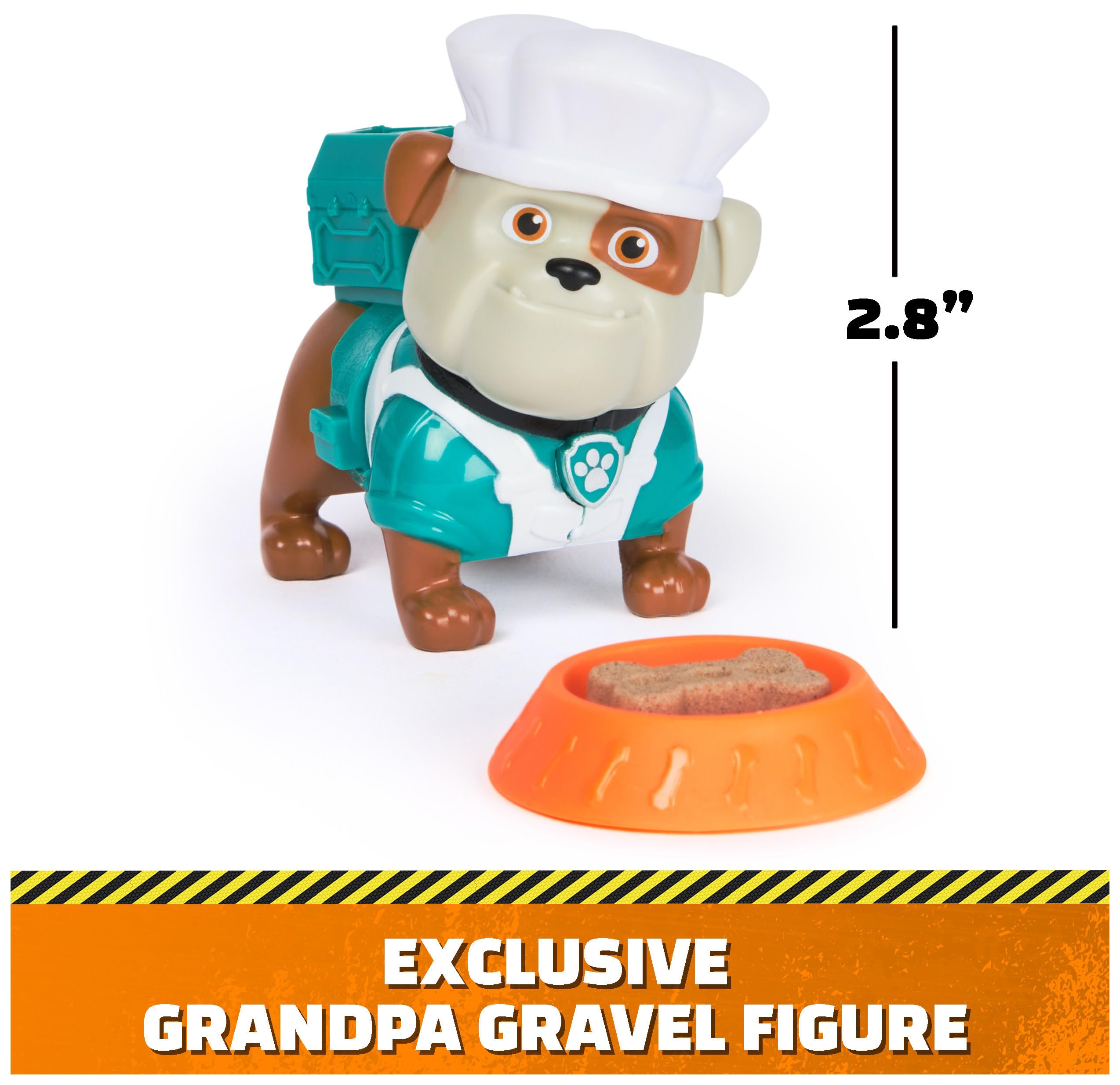 Rubble and Crew Growlin’ Grub Food Truck Playset - Construction & Kitchen Toy for Ages 3+ 3