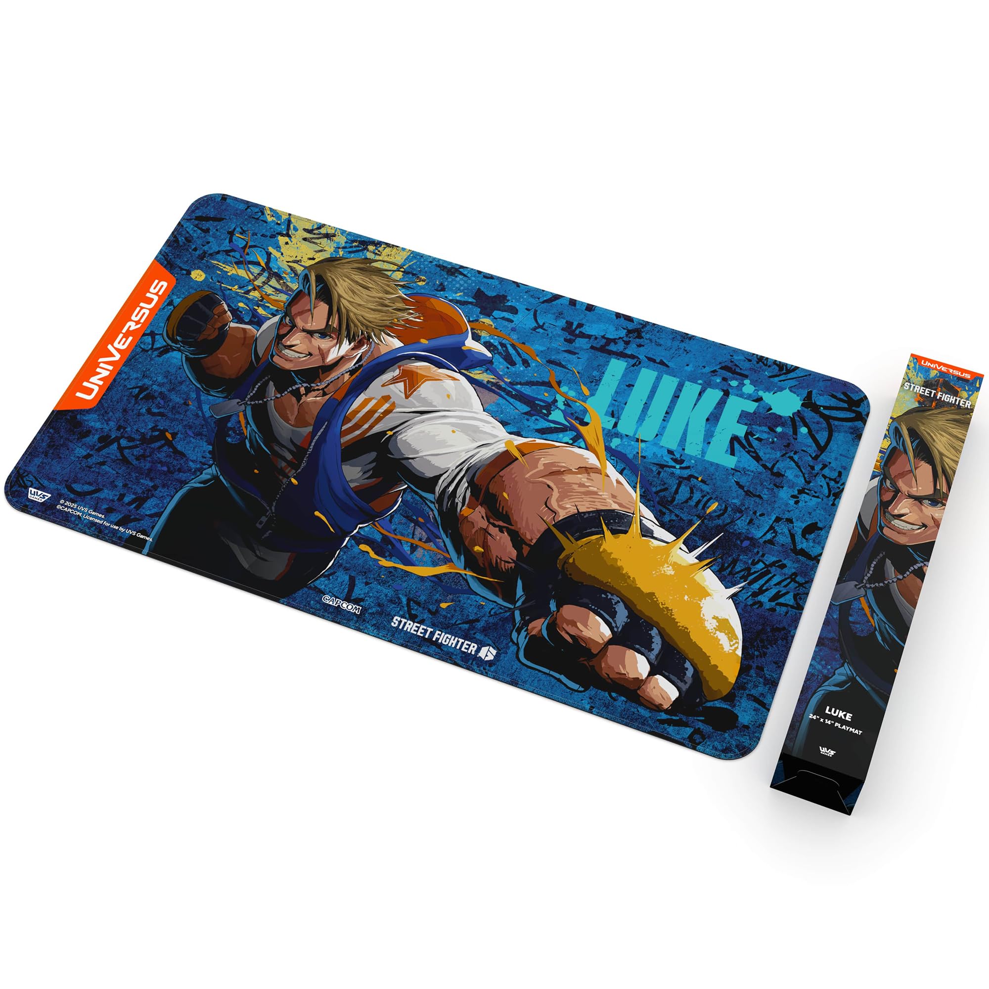 UniVersus Street Fighter 6 Challenger Series Playmat - Luke - 24 x 14 Inches 4