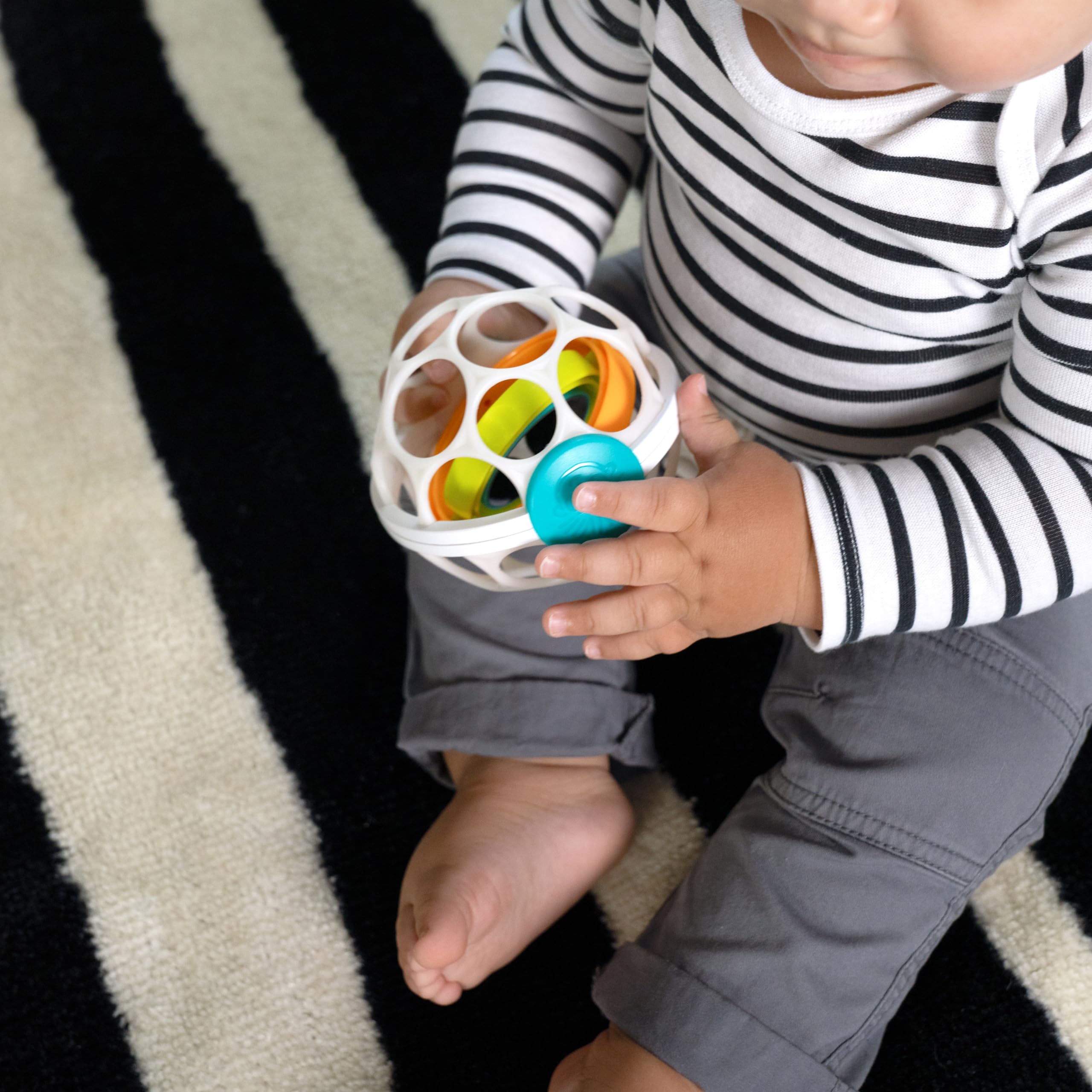 Baby Einstein Grip & Spin Oball Rattle Toy - BPA Free, Easy Grasp, 0+ Months 3