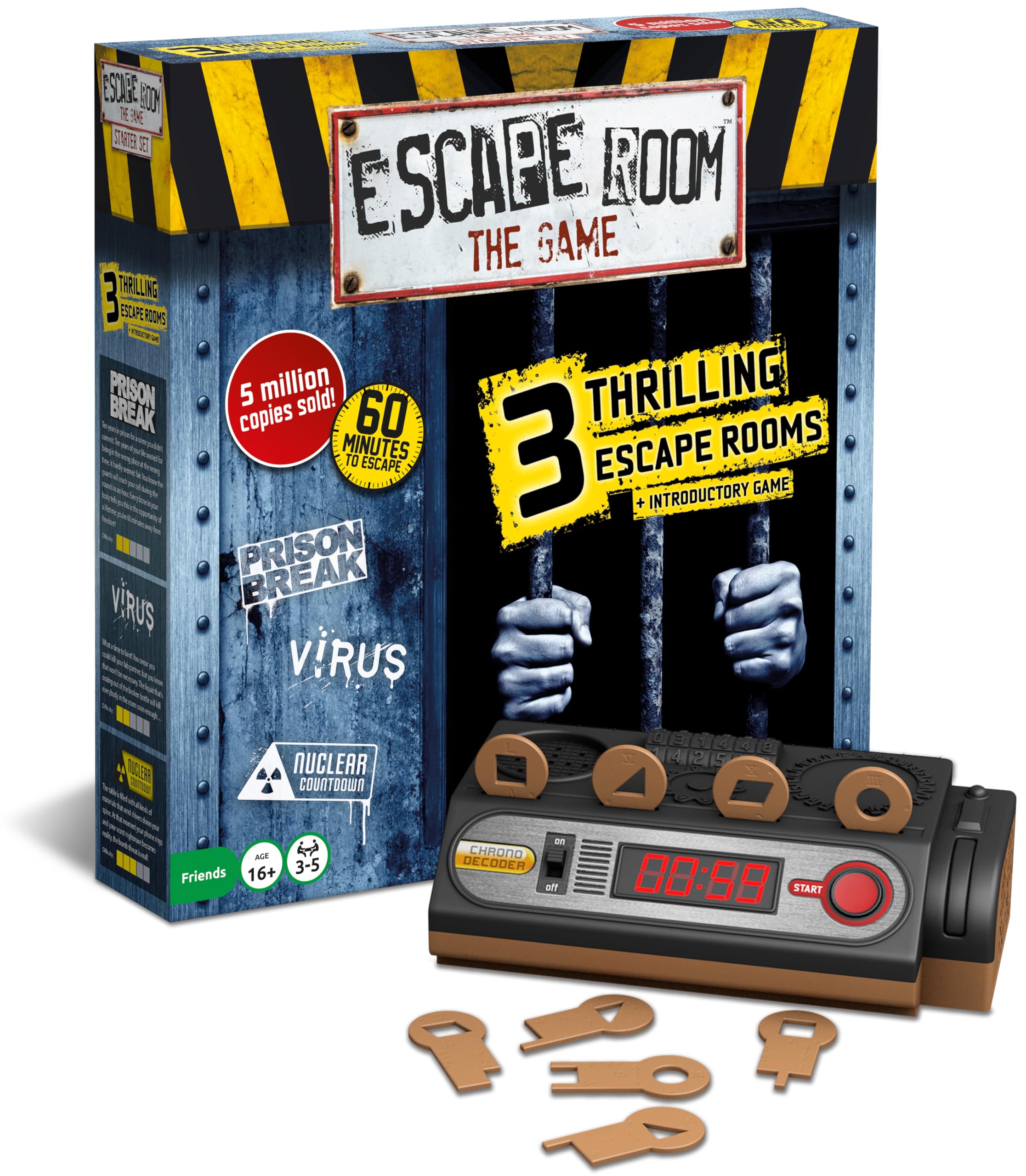 Goliath Games Escape Room: The Game - Vol. 1 | 3 Thrilling Escape Room Challenges for Home Play 9