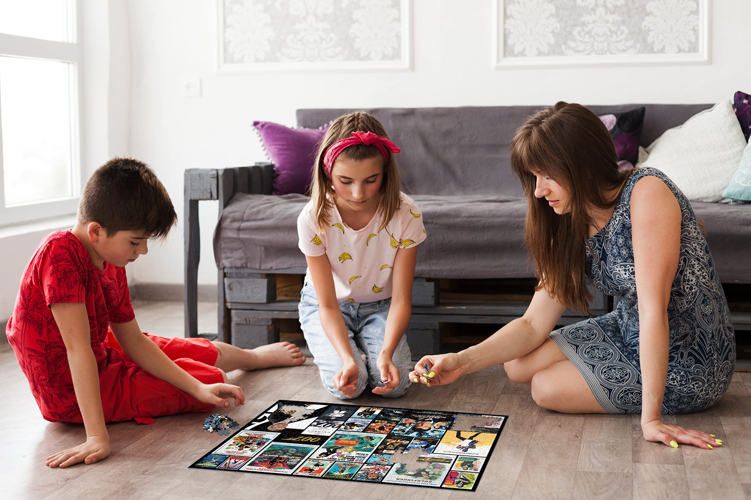 James Bond 1000 Piece Jigsaw Puzzle - Movie Posters Collection 4