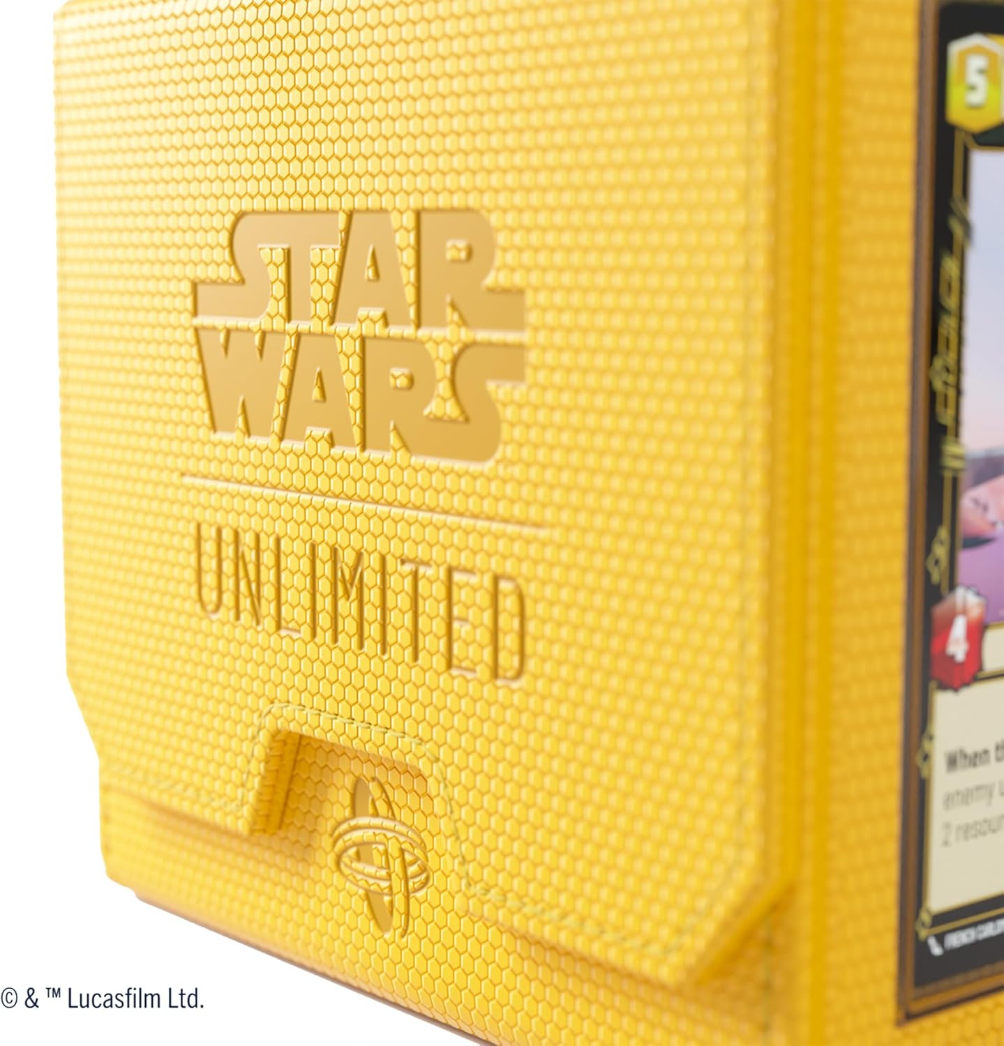 Gamegenic Star Wars Unlimited Deck Pod - Yellow - Trading Card Game Accessory 4