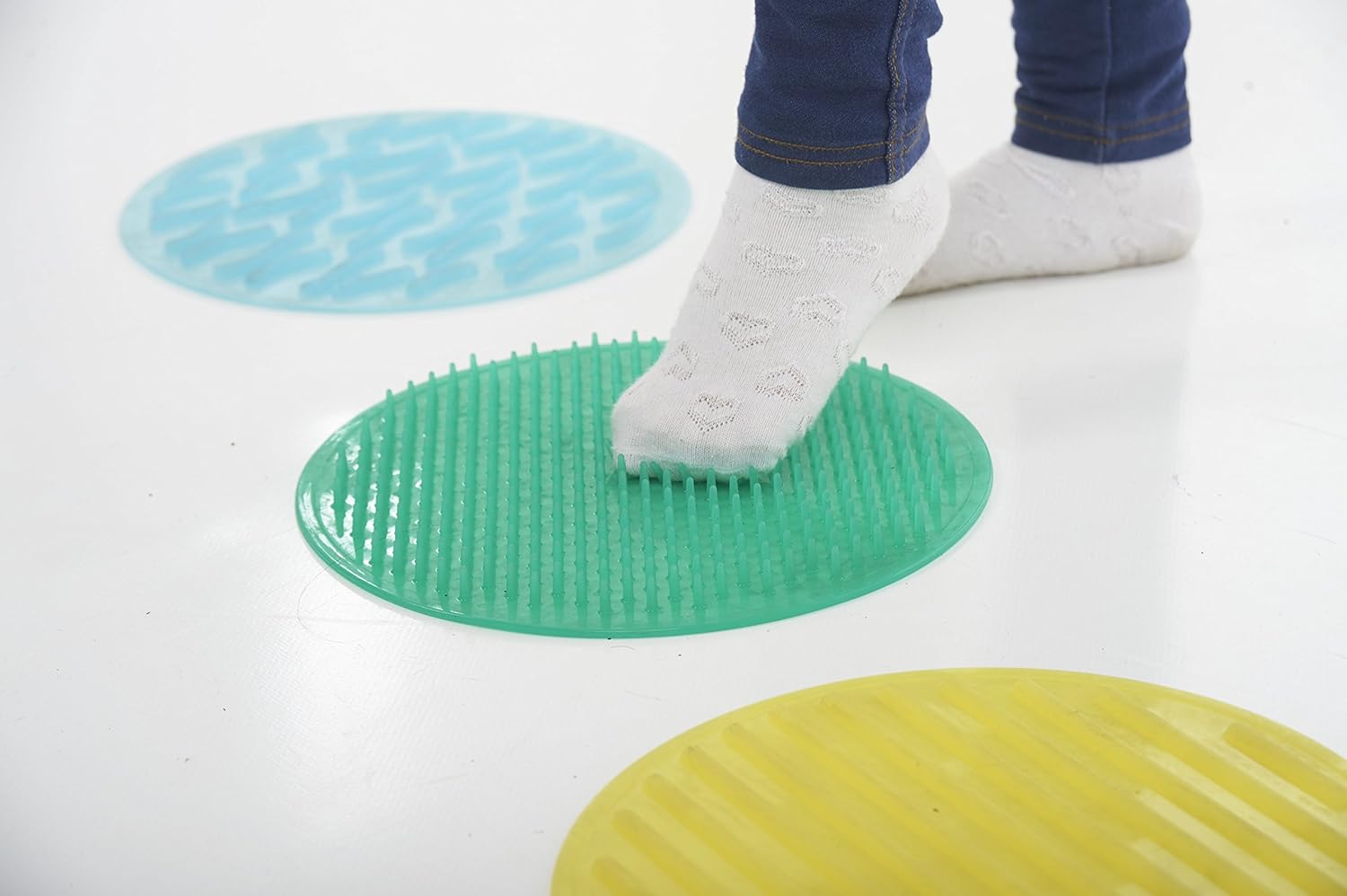 TickiT SiliShapes Sensory Circle Set - 10 Textured Silicone Circles for Tactile Play & Exploration 7