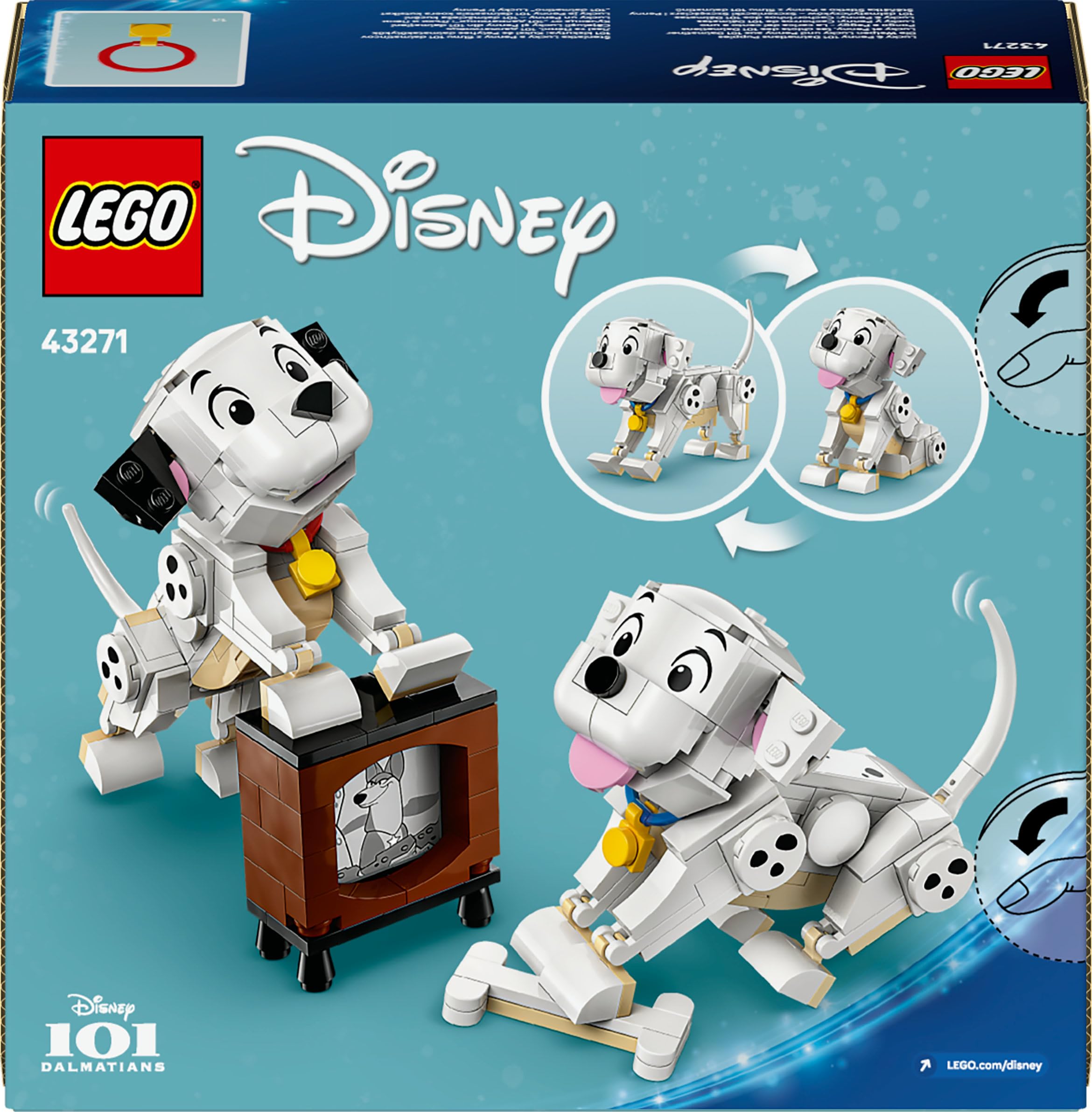 LEGO ǀ Disney Lucky & Penny 101 Dalmatians Puppies Building Toy - Play & Di 4