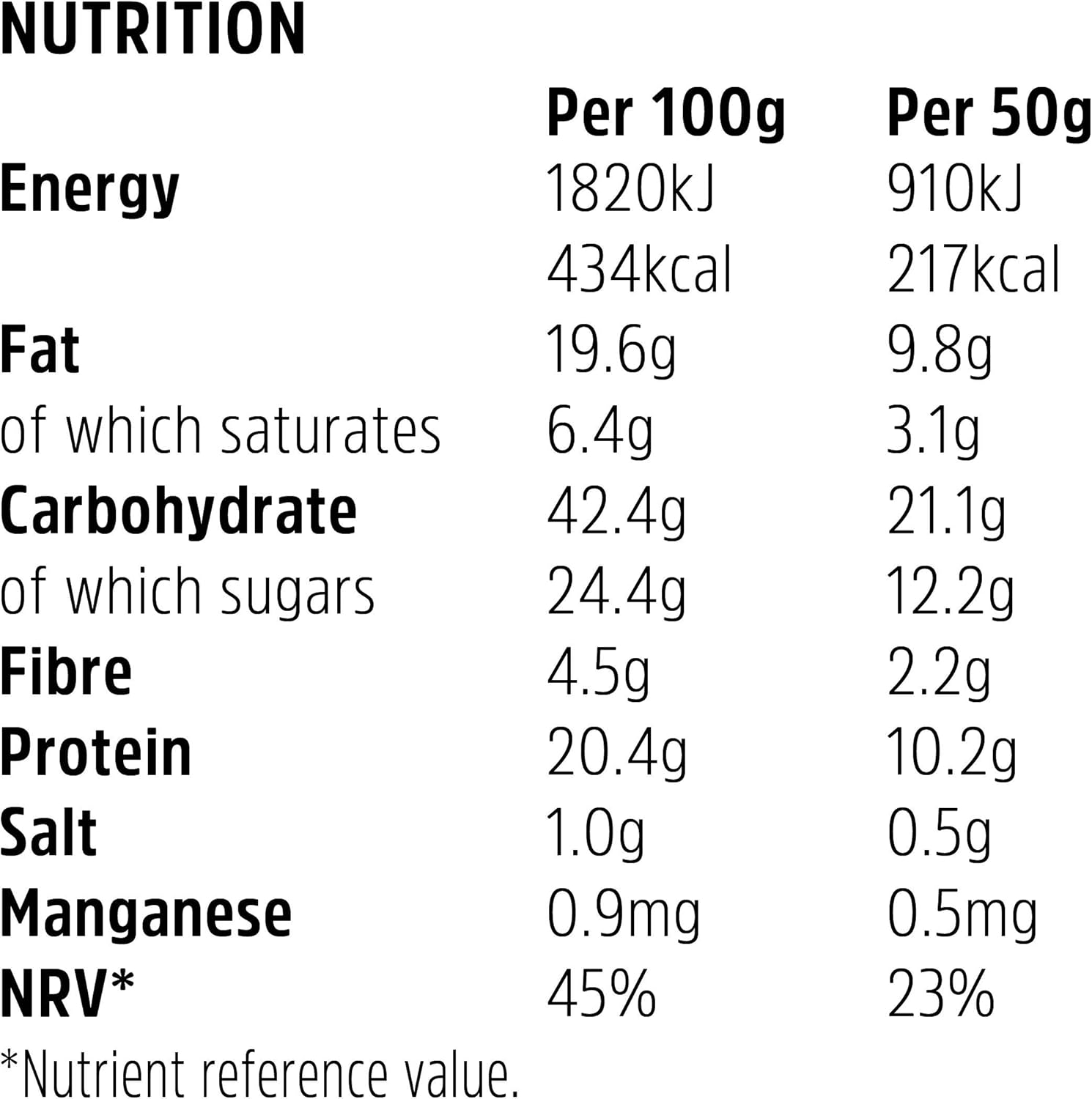 TREK Original Oat High Protein Flapjack - Gluten Free, Plant Based, Vegan - 16 x 50g Bars 5