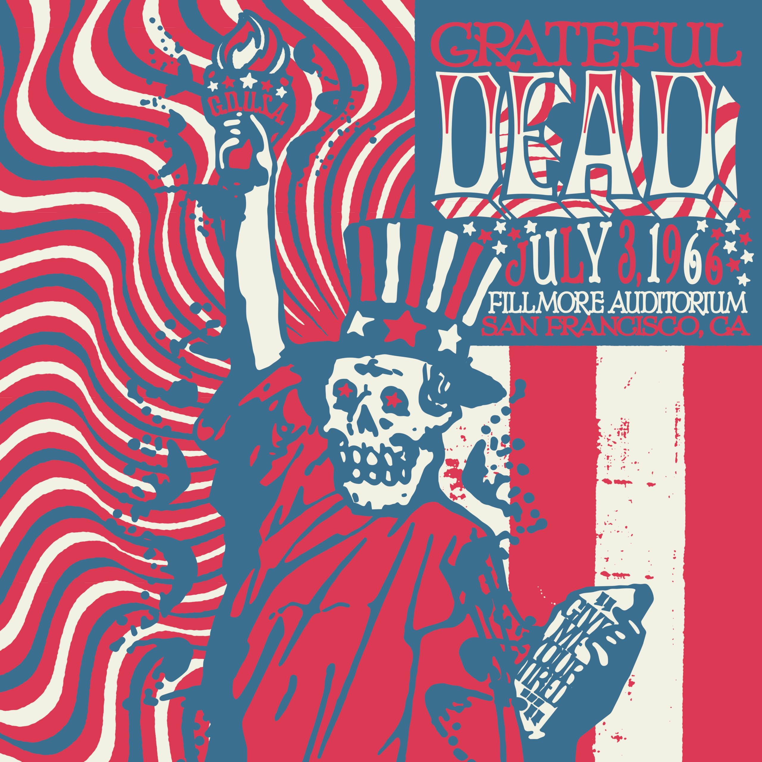 Grateful Dead - Fillmore Auditorium, San Francisco, CA (7/3/66) [Live] [CD]