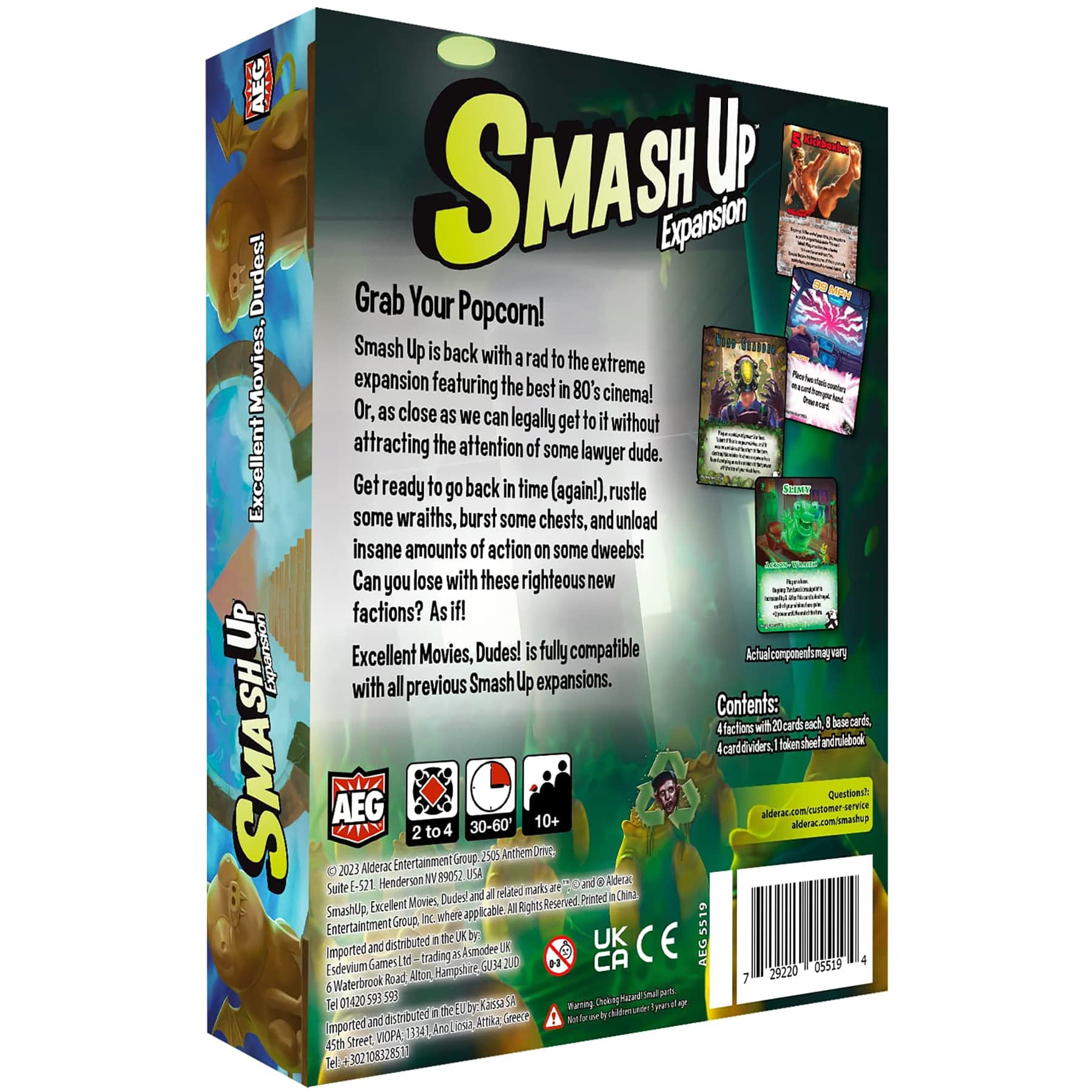 AEG Smash Up: Excellent Movies, Dudes! Expansion 4