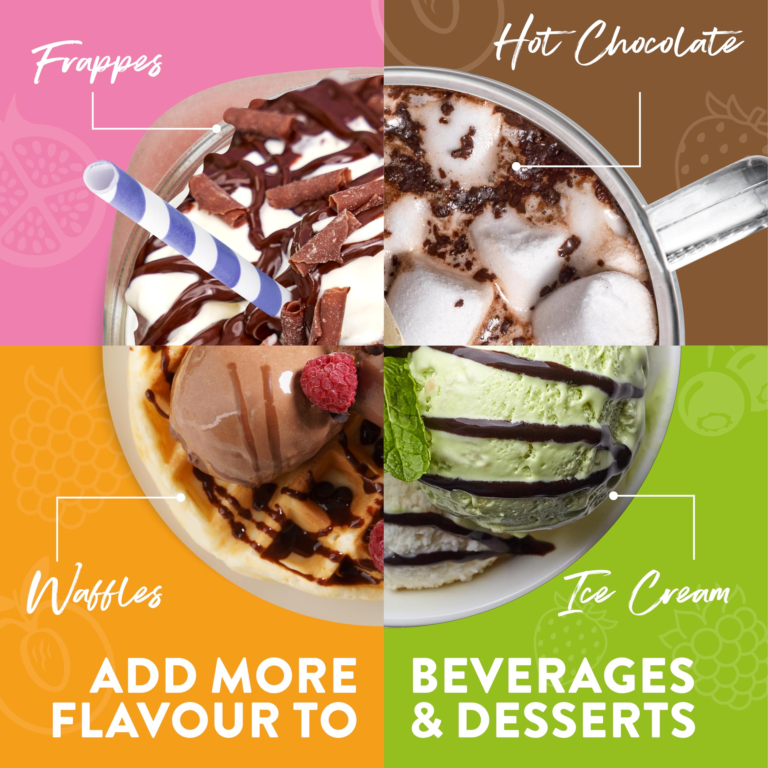 Simply - White Chocolate with Hazelnut Flavouring Topping Sauce 1kg 8