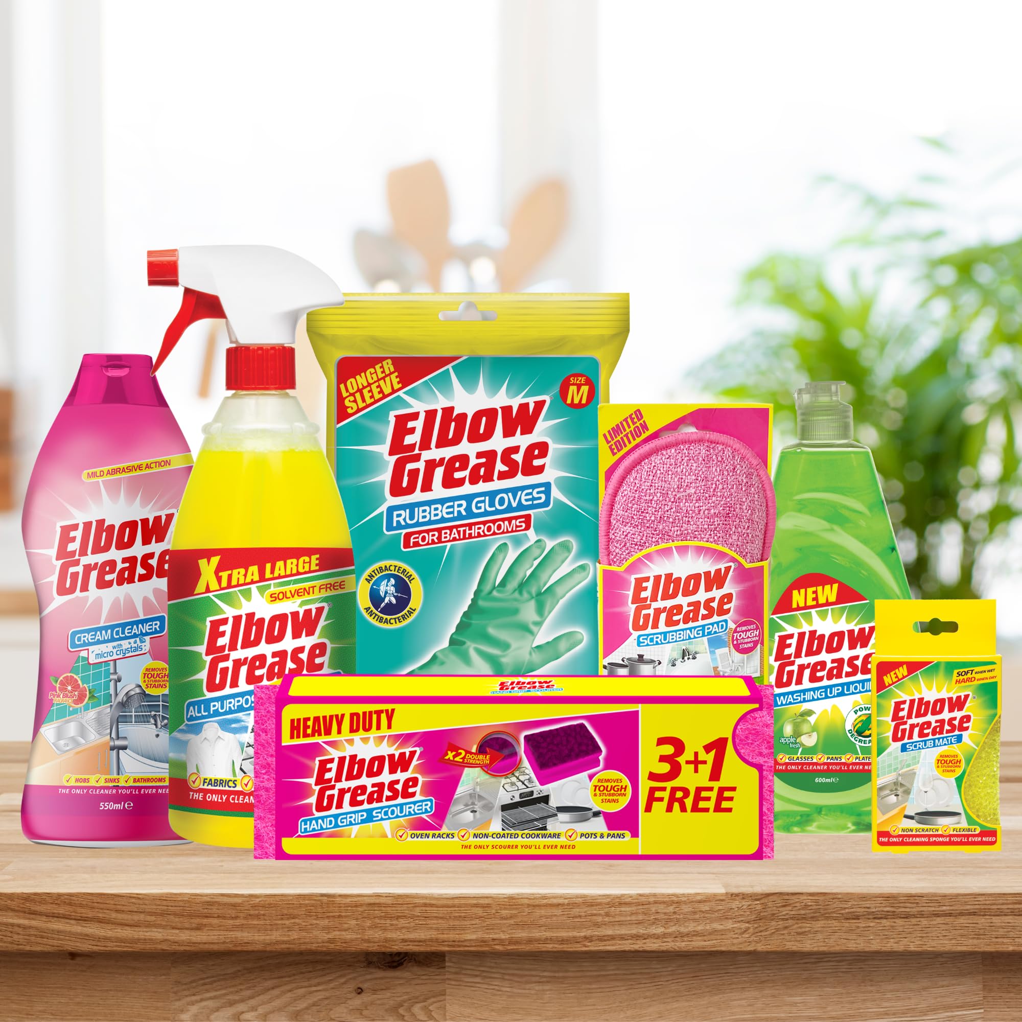 Elbow Grease - Rubber Cleaning Gloves with Cotton Lining for Bathroom & Home Use 6