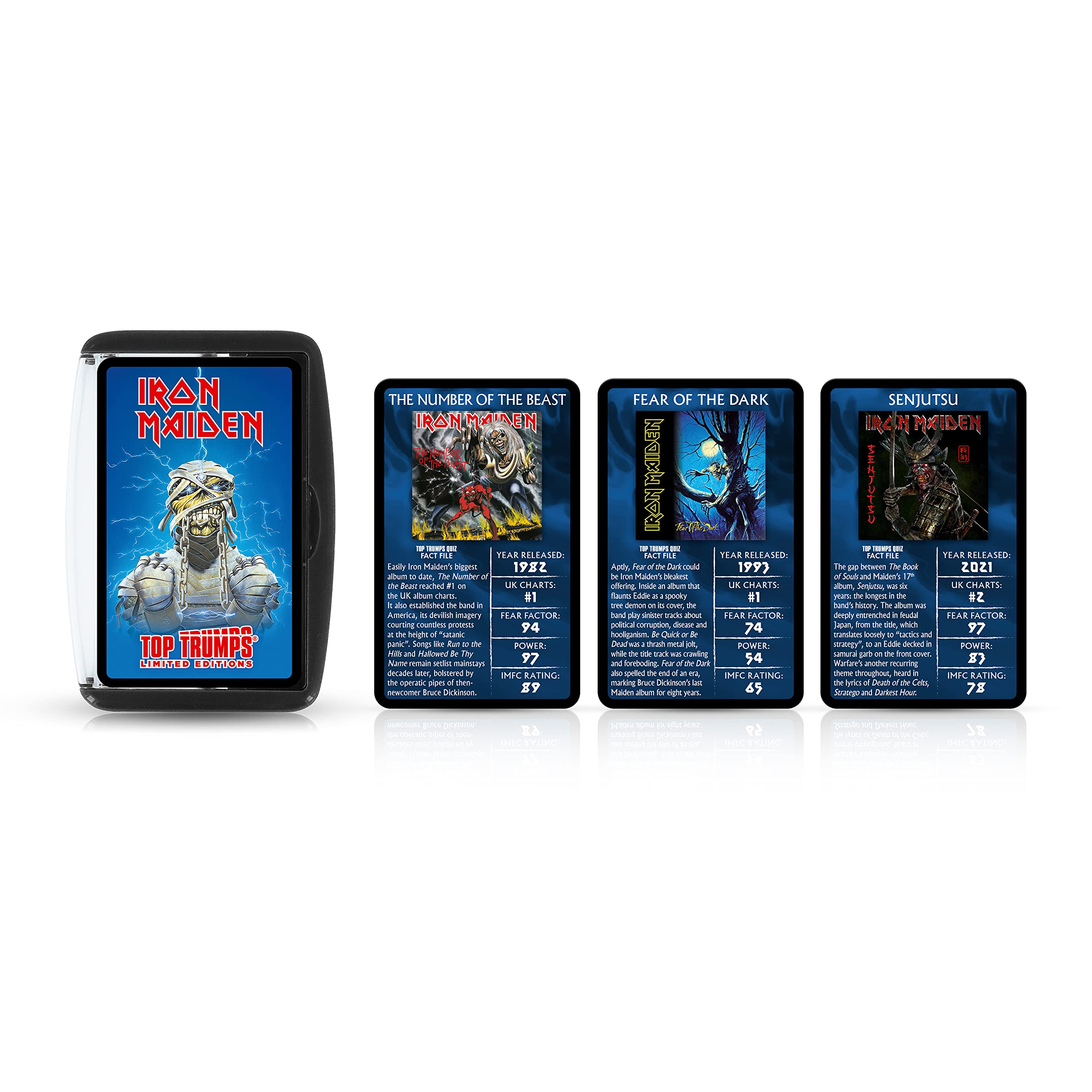 Top Trumps Iron Maiden Limited Edition Card Game | Ages 18+ | Multicolor