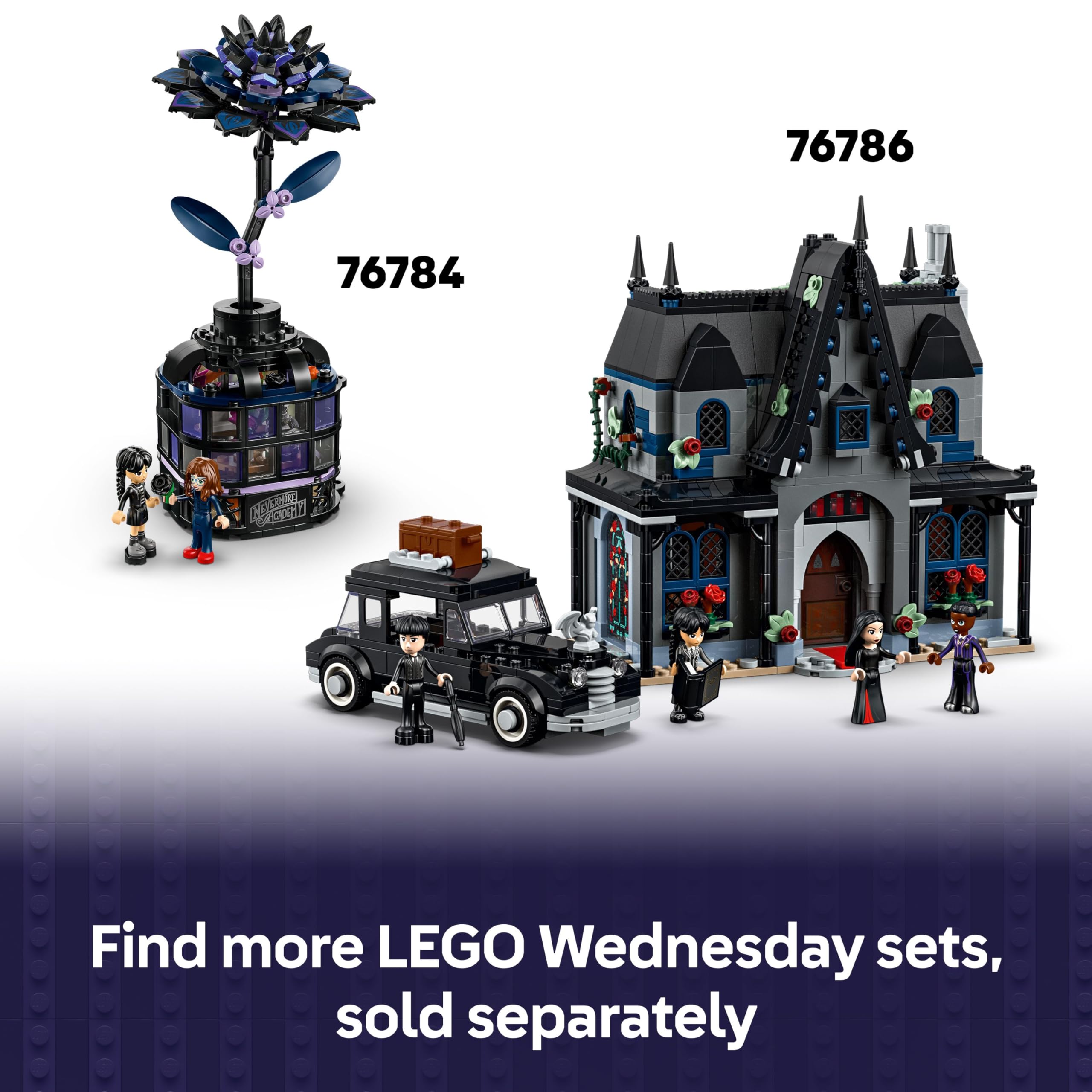 LEGO Wednesday Thing's Apartment Building Set 76785 | Ages 10+ | Includes Enid Mini Doll 7