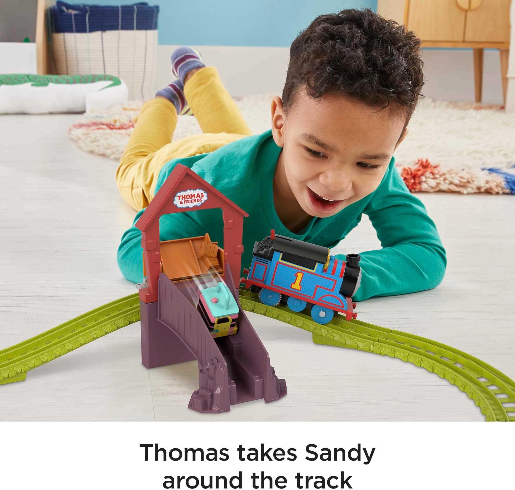 Thomas & Friends Fix 'em Up Friends Train Set | 18-Piece | Battery Powered | Ages 3+ 4