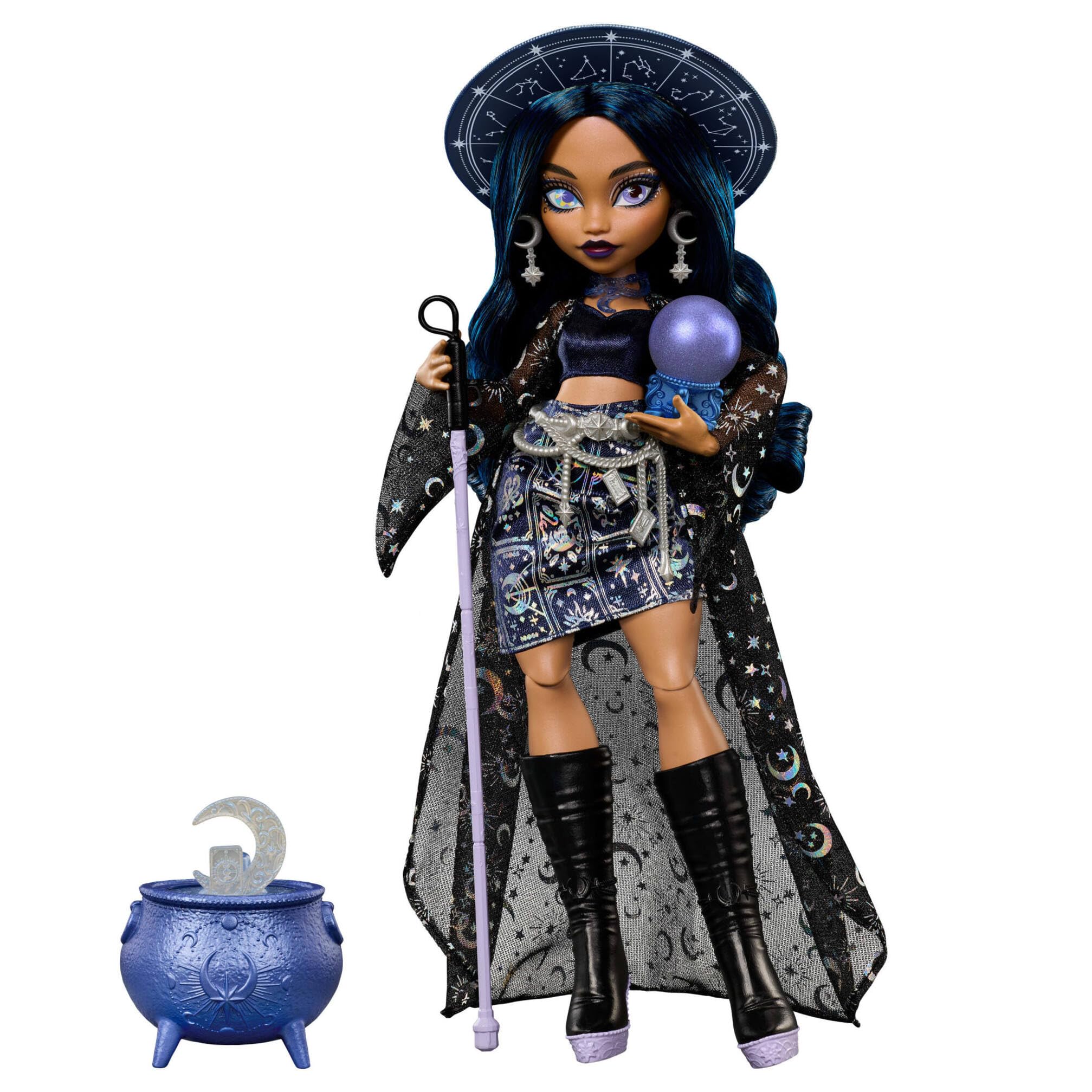 Monster High Claire de Luna Doll - Clairvoyant Witch, Ages 4-10 | JMB89