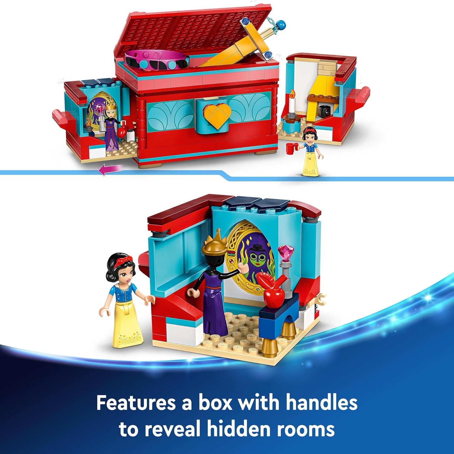 LEGO ǀ Disney Snow White’s Jewellery Box Building Set - 358-Piece Playset with Mini Dolls for Ages 6+ 6