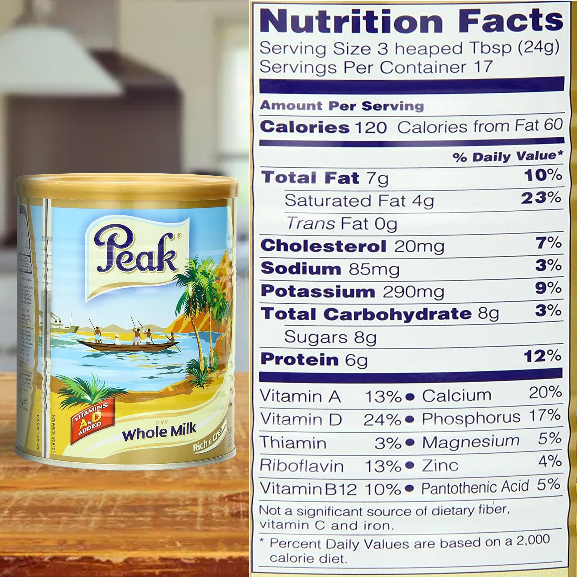 Peak - Full Cream Milk Powder 400g 14