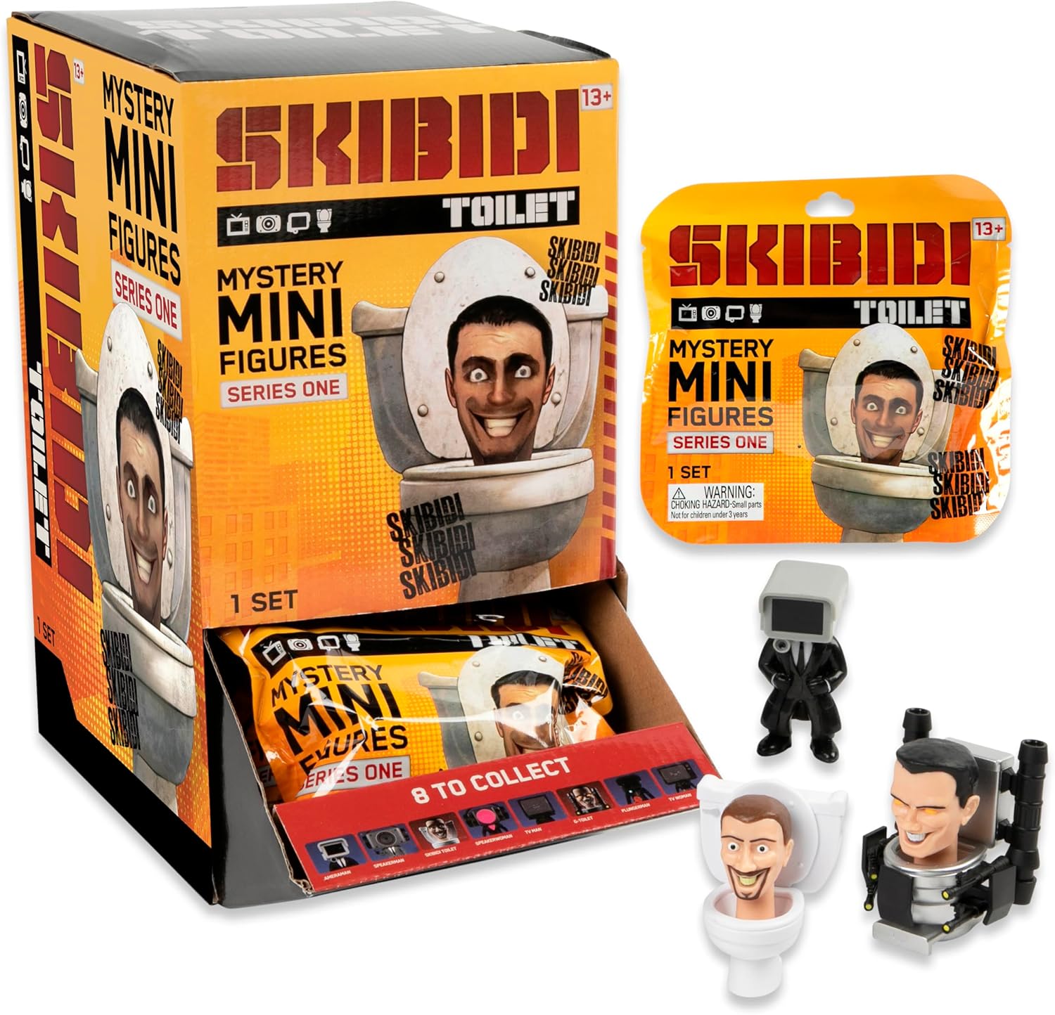 Skibidi Toilet Mystery Figures - Collectible Blind Pack Action Figures for Ages 8+ 6