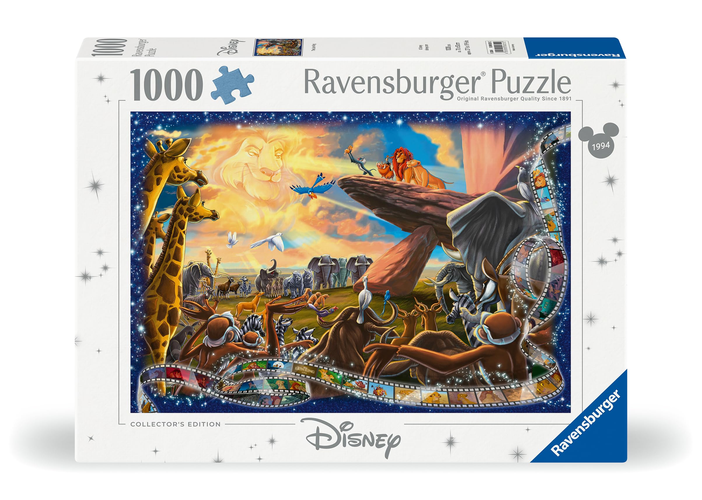 Ravensburger The Lion King Collector's Edition 1000 Piece Puzzle - Disney Jigsaw for Adults & Teens 5