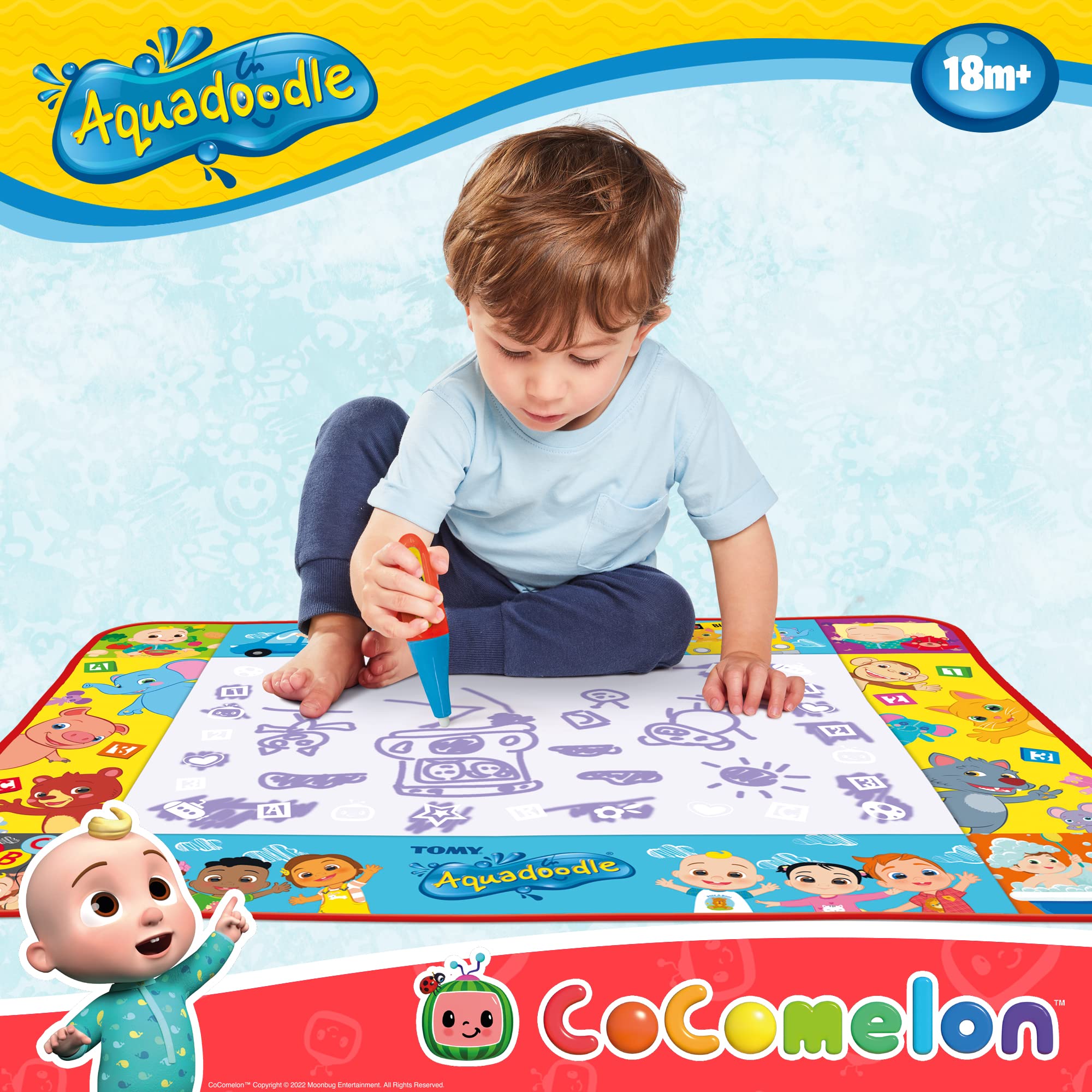 Aquadoodle Cocomelon Doodle Mat - Mess-Free Water Drawing Toy for Toddlers 18m+ 14