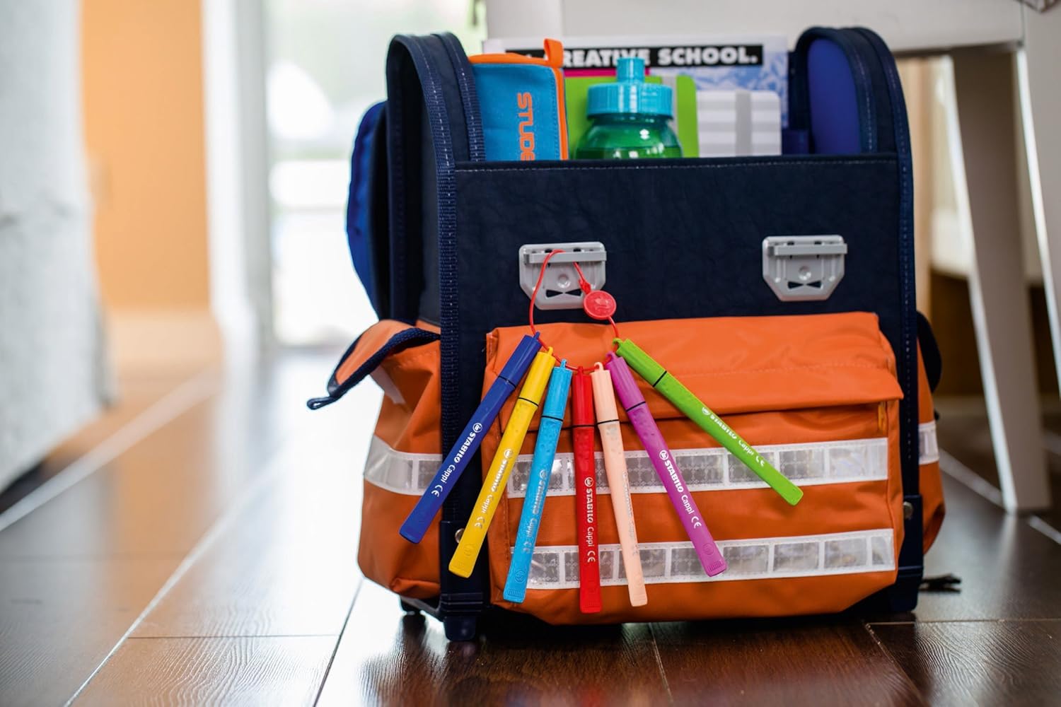 STABILO Cappi Fibre-Tip Pen with Cap-Ring - Pack of 24 Assorted Colours 11