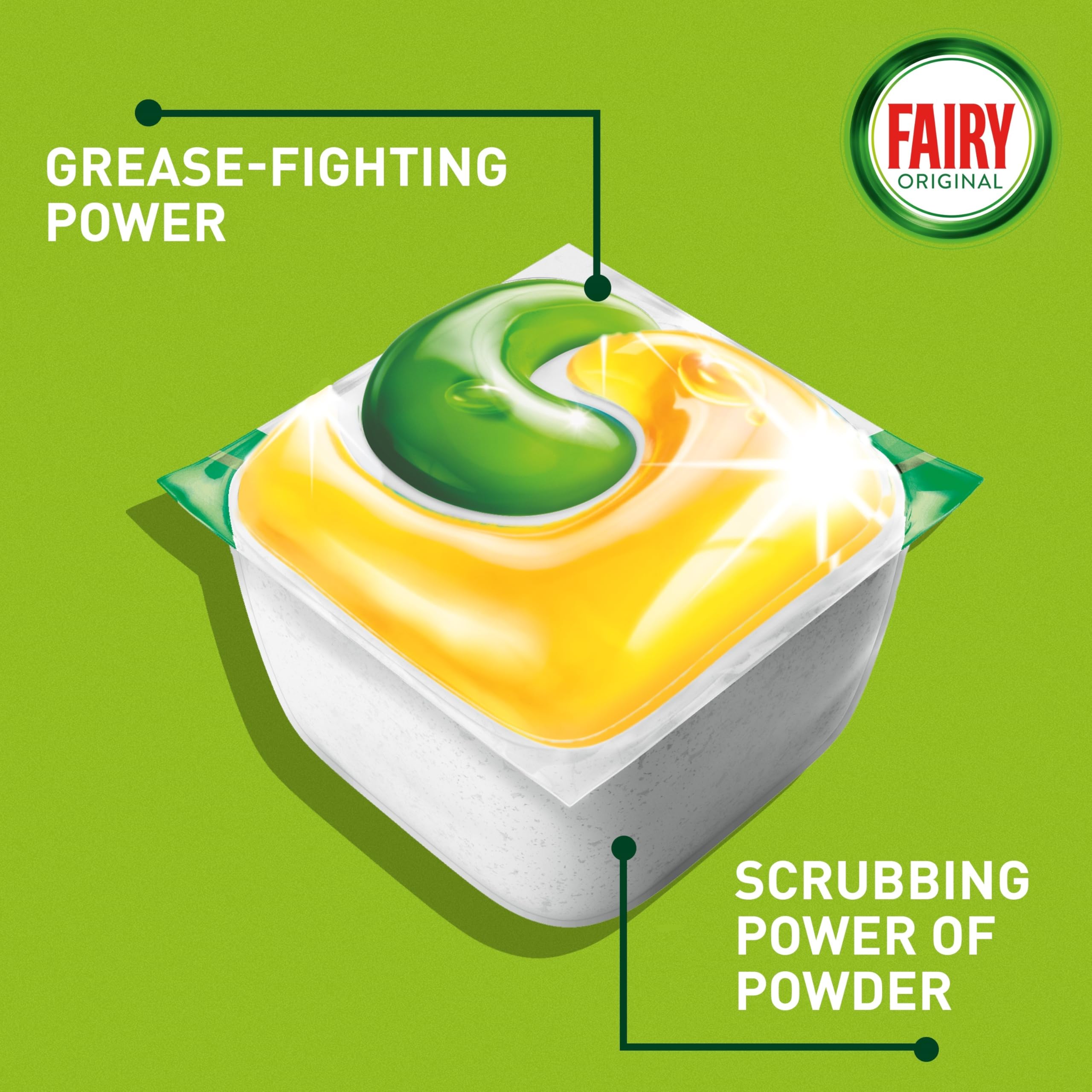 Fairy Original All in One Dishwasher Tablets, Lemon, 84 Count 11