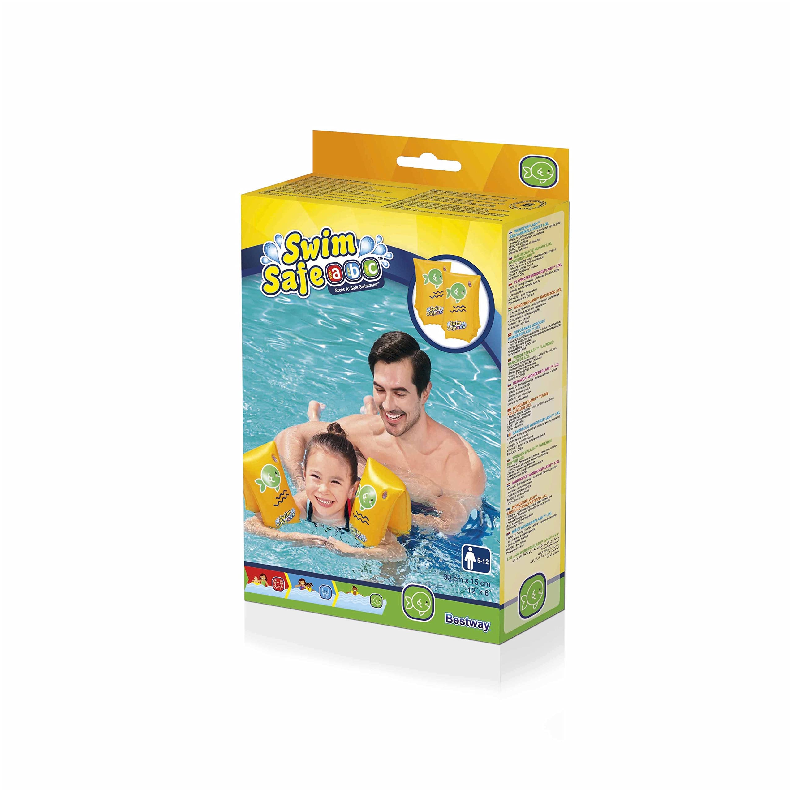 Bestway WonderSplash Armbands - L/XL Size | Multicolor | Polyvinyl Chloride 3