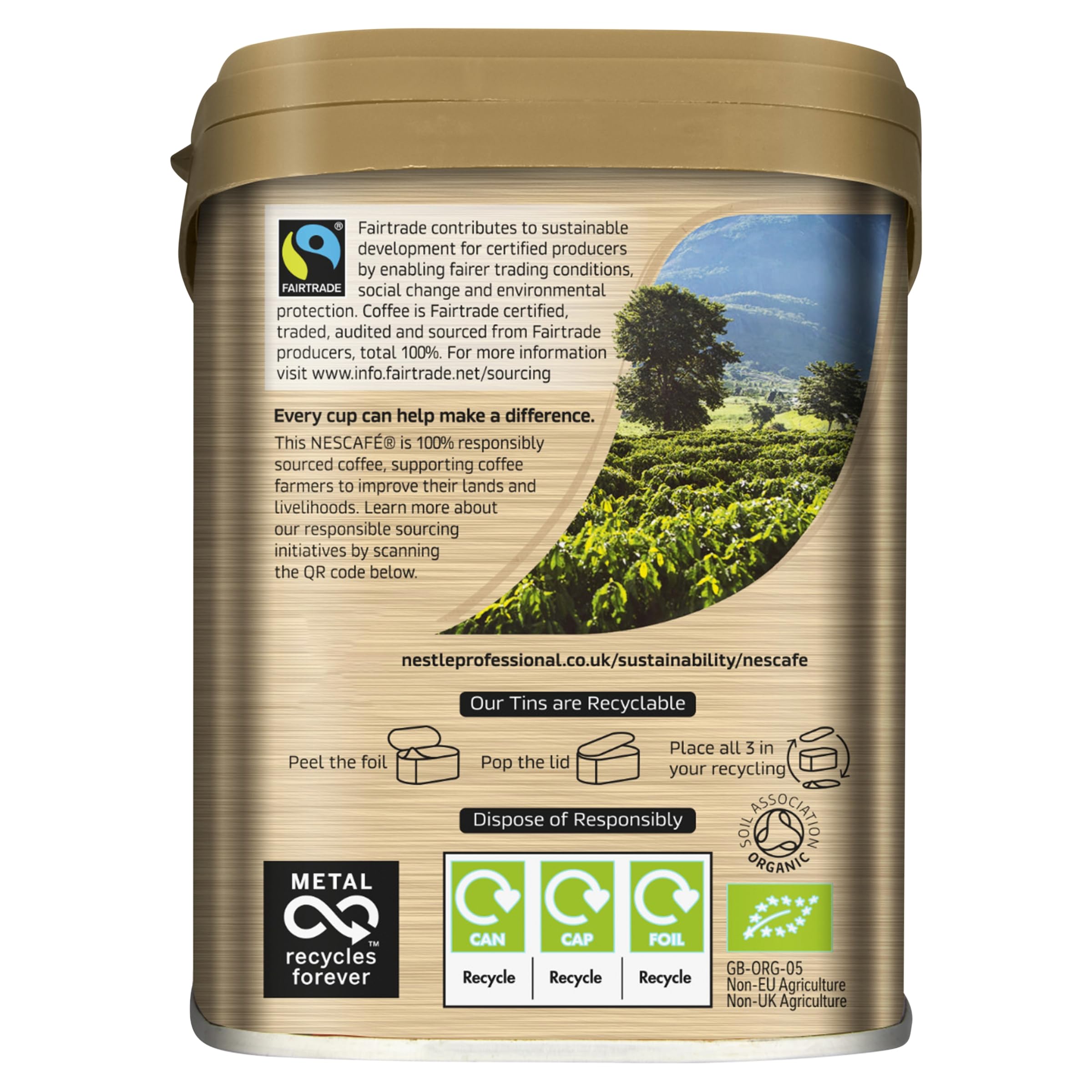 NESCAFÉ Bio Fairtrade Instantkaffee 500g – 100% Arabica, Zitrusnoten, EU-Bio-zertifiziert 8