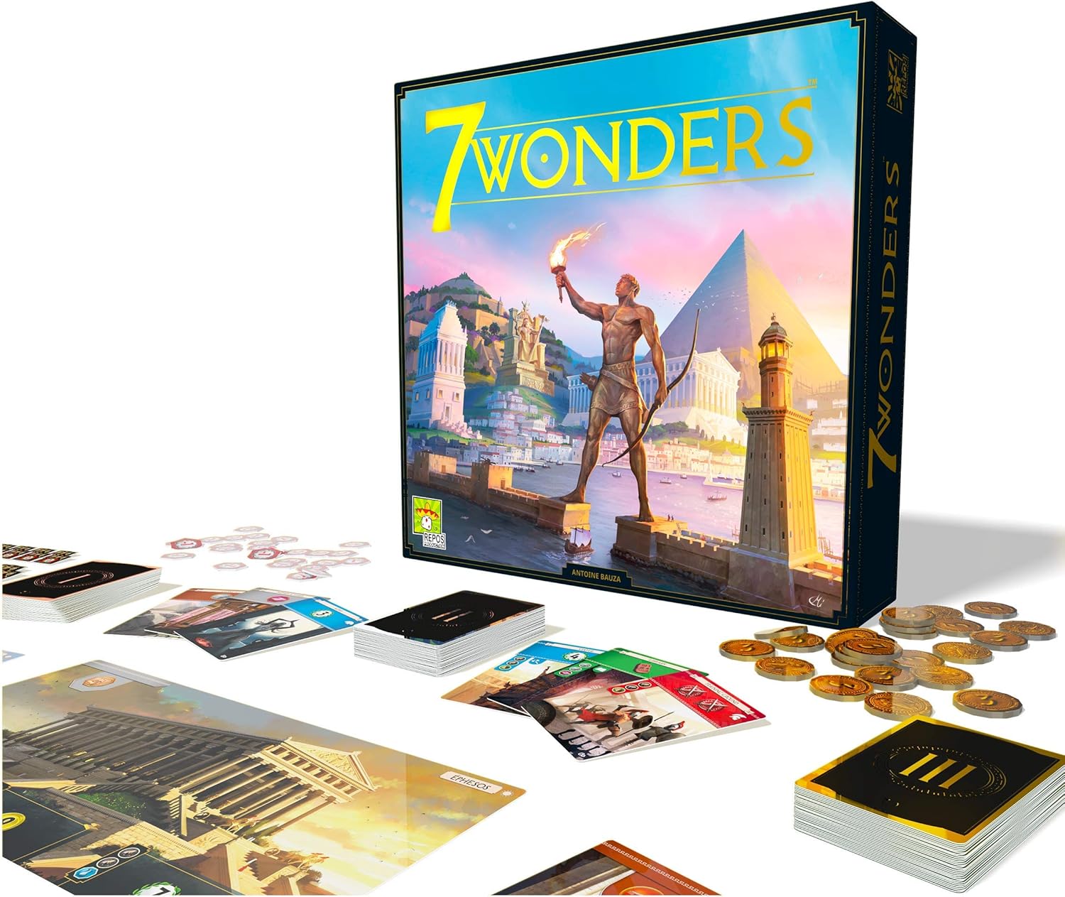 Repos Production 7 Wonders 2. Edition Brettspiel 13