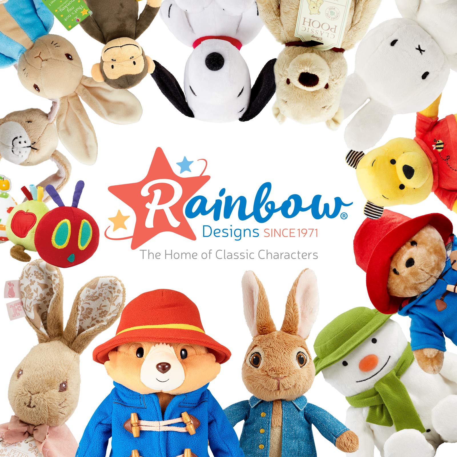 Rainbow Designs Peter Rabbit Soft Toy - Baby Safe Plush for Newborns | 13.5d x 12w x 19.5h cm 5