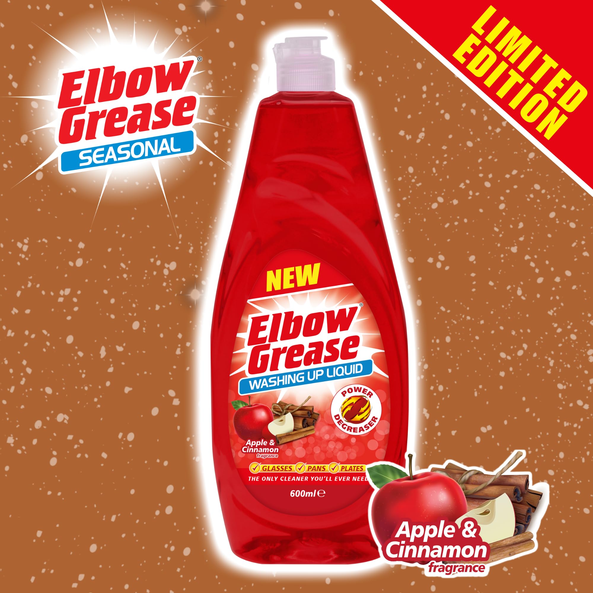 Elbow Grease - Washing Up Liquid Power Degreaser 600ml 5