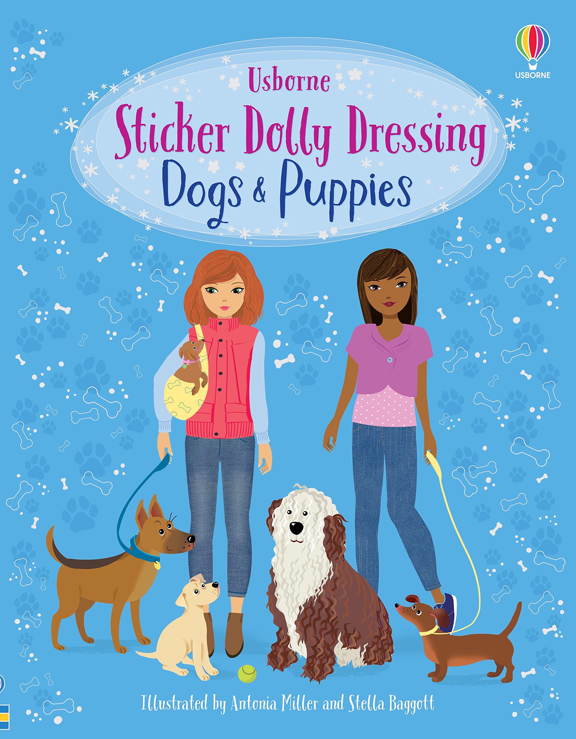 Usborne Sticker Dolly Dressing Dogs and Puppies Activity Book - Ages 3-6