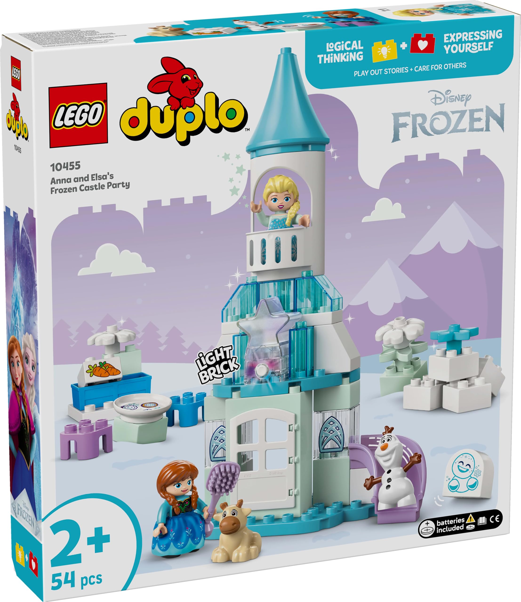 LEGO DUPLO Disney Anna and Elsa's Frozen Castle Party - Building Set for Toddlers 2+ 10