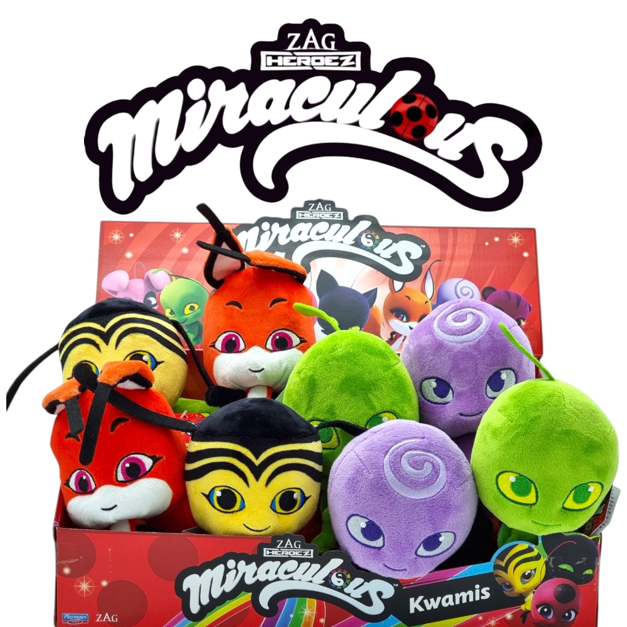 Bandai Miraculous Kwami Tikki Stylized Plush Toy 7