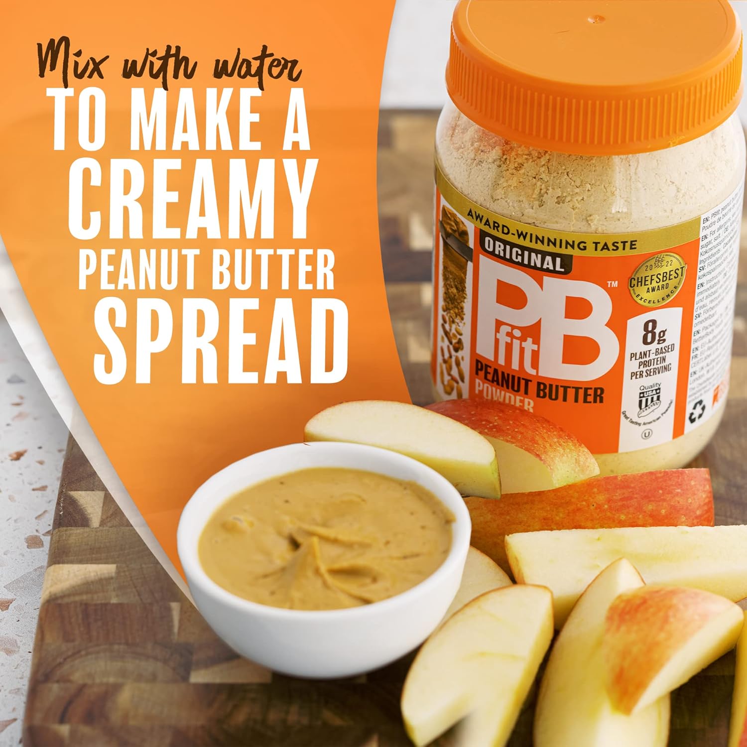 PBfit Peanut Butter Powder - 87% Less Fat, High Protein, Gluten Free, 225g 9