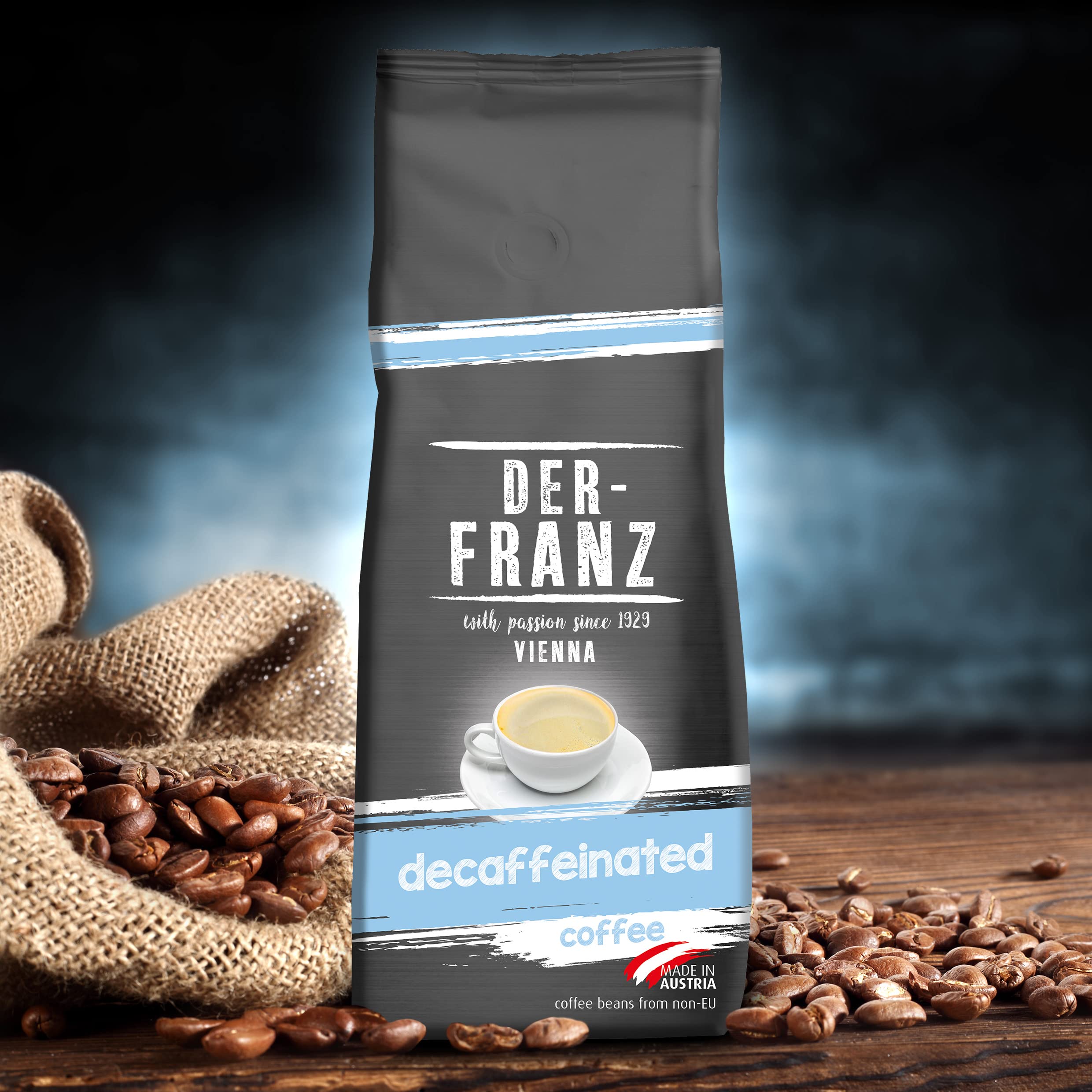 Der-Franz Decaffeinated Ground Coffee, 100% Arabica Blend, 2 x 500g 7