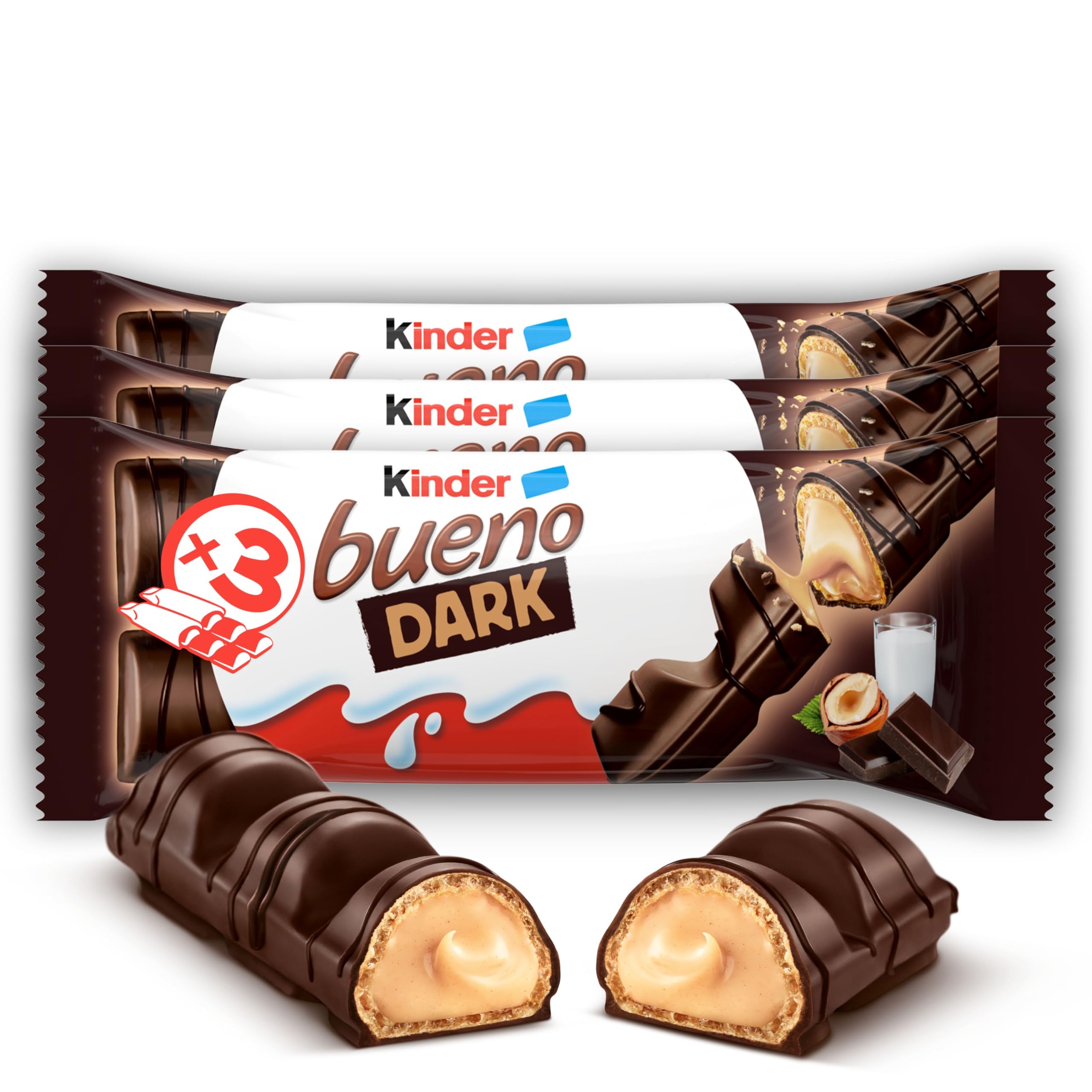 Kinder Bueno Dark Chocolate Bars - Pack of 6 Bars 1