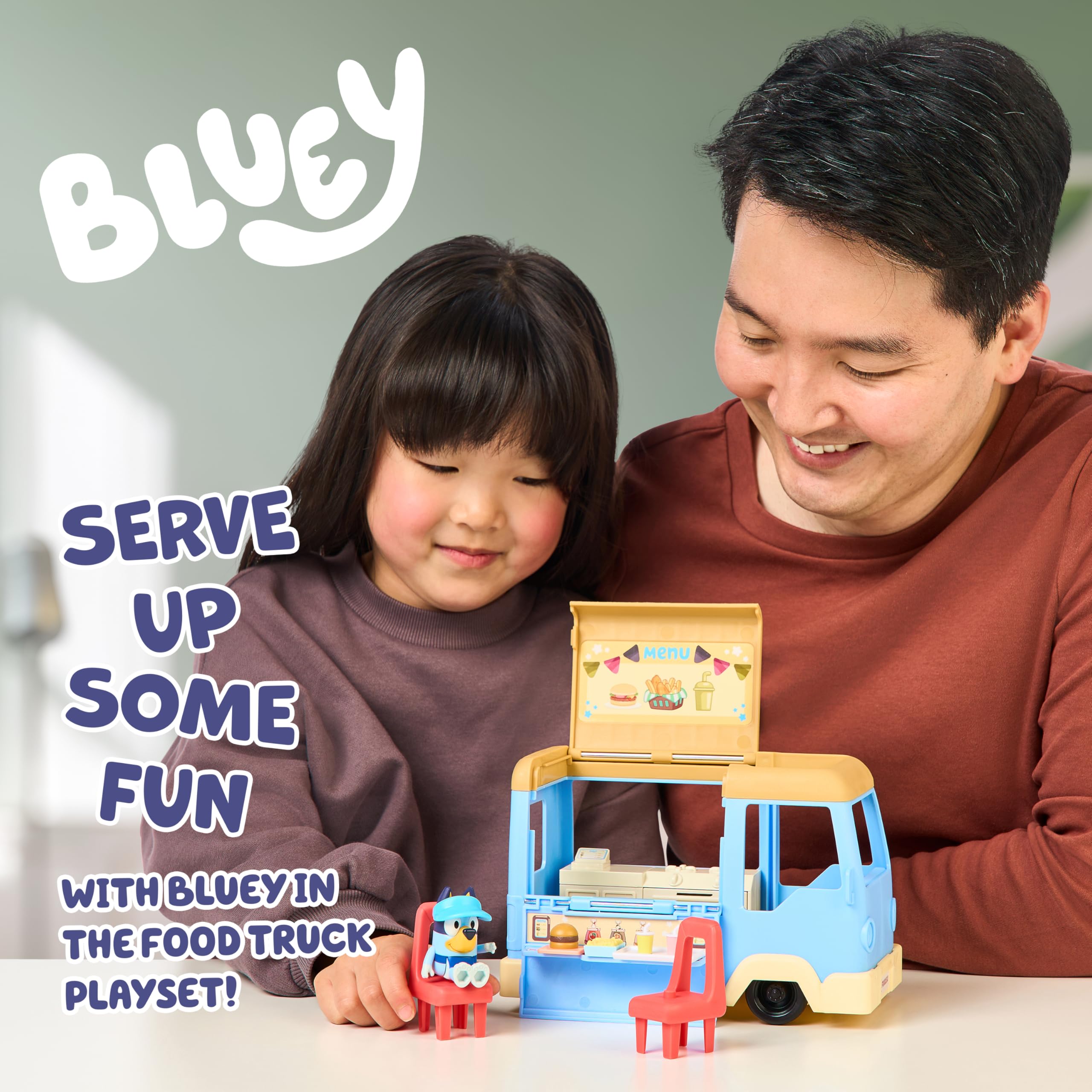 Bluey Transforming Food Truck Playset - Café with Dining Area & Exclusive Figure 3