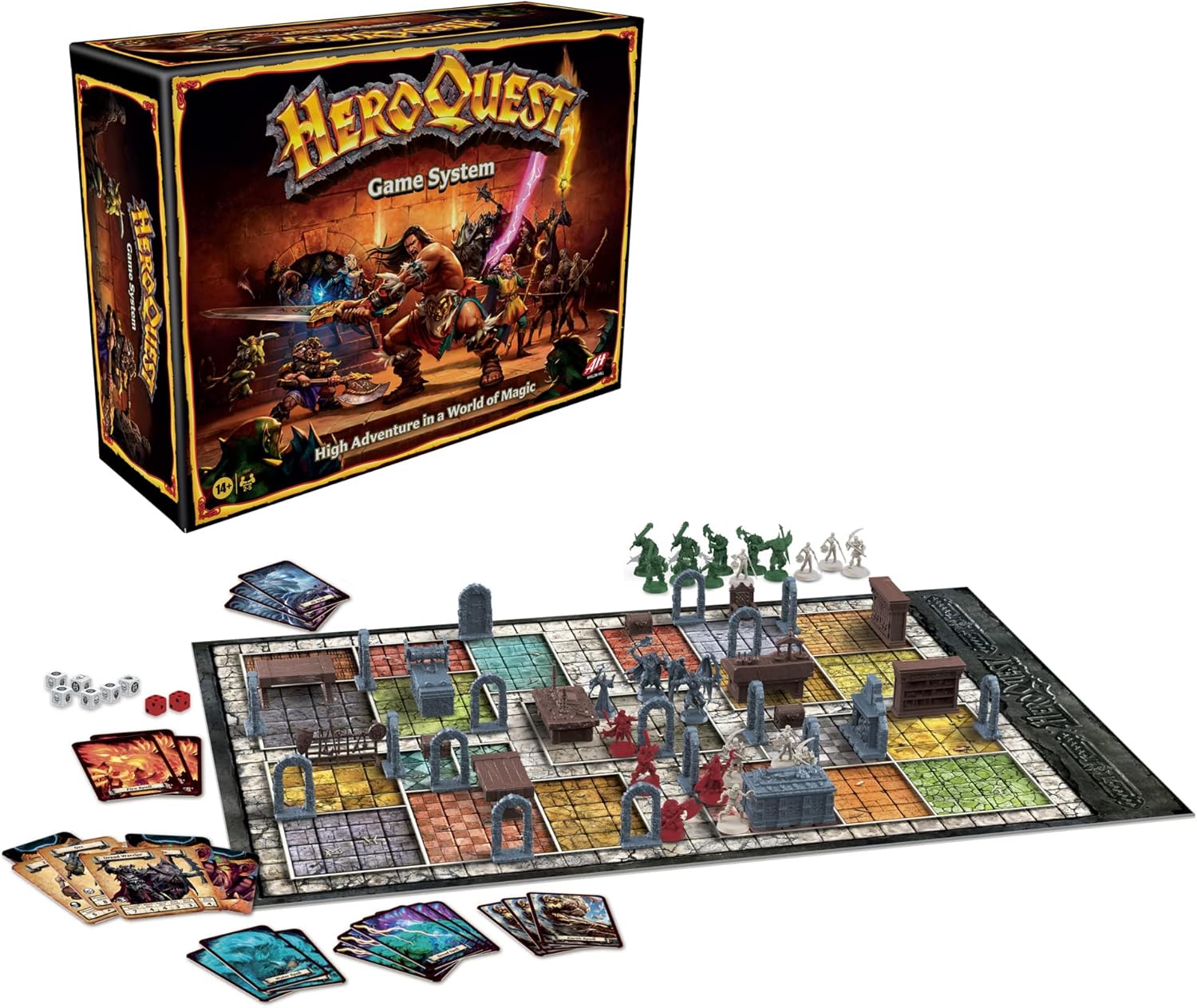 Avalon Hill HeroQuest Fantasy Adventure Board Game 10