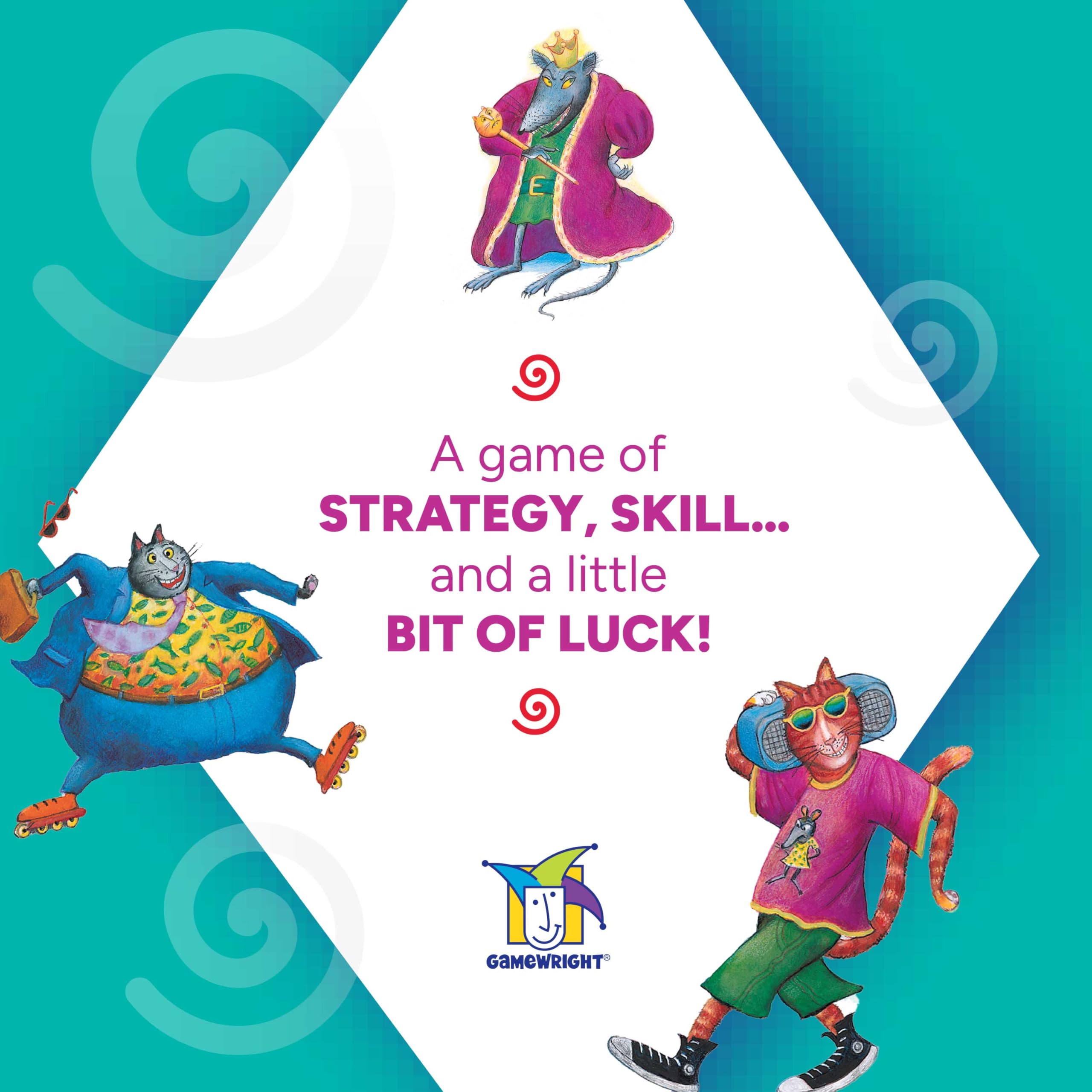 Gamewright Rat-a-tat Cat Card Game | Family Strategy Game for 2-6 Players | Ages 6+ 8