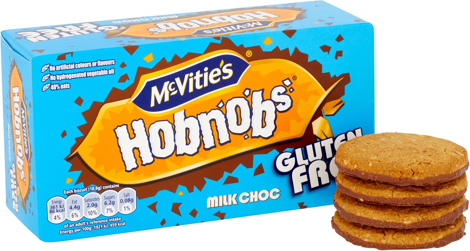 McVitie's Gluten Free Milk Chocolate Hobnobs Biscuits 150g 5