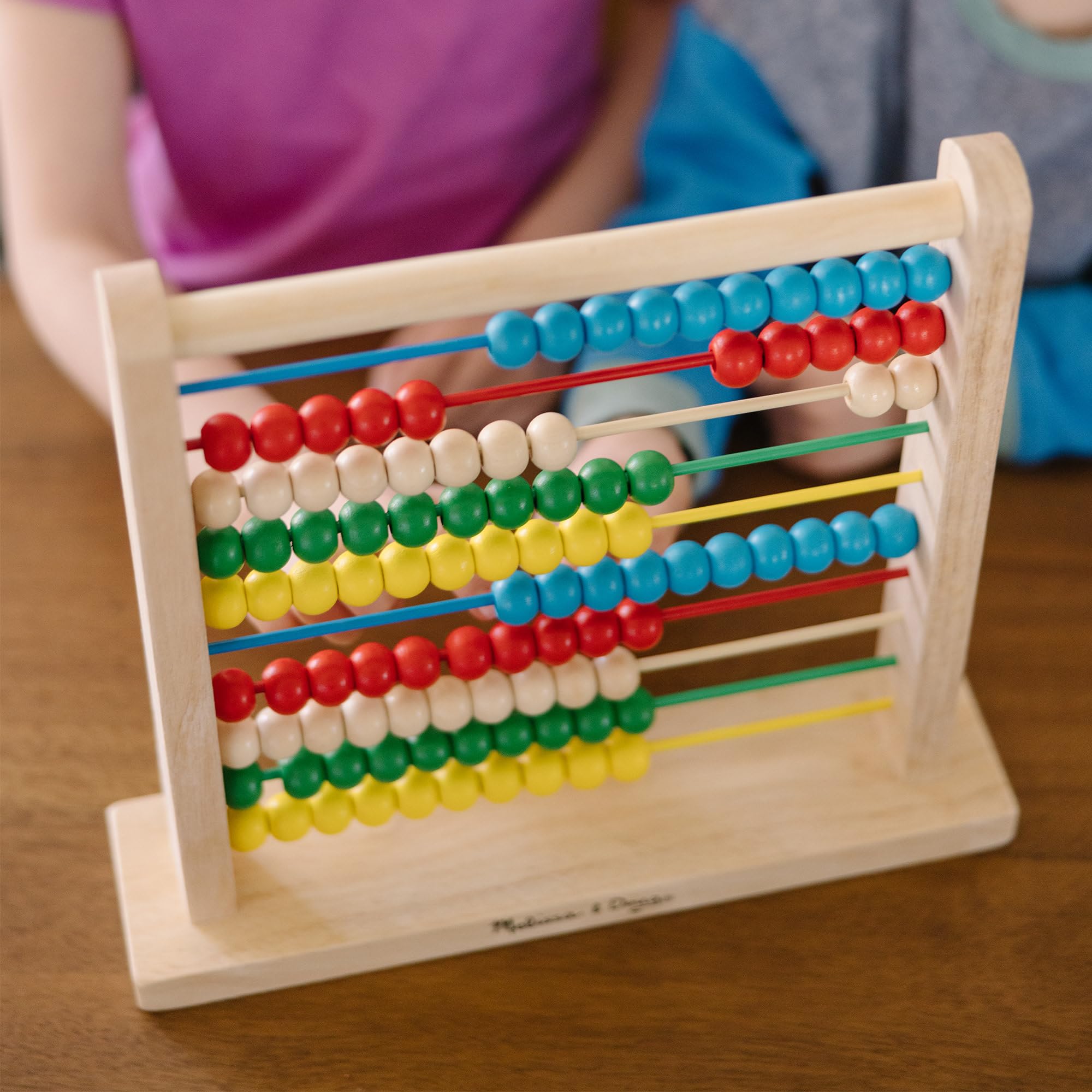 Melissa & Doug Wooden Abacus - Educational Counting Frame for Kids 11