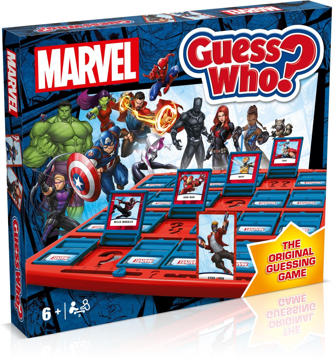 Winning Moves Marvel Guess Who? Brettspiel für Kinder ab 3 Jahren 8