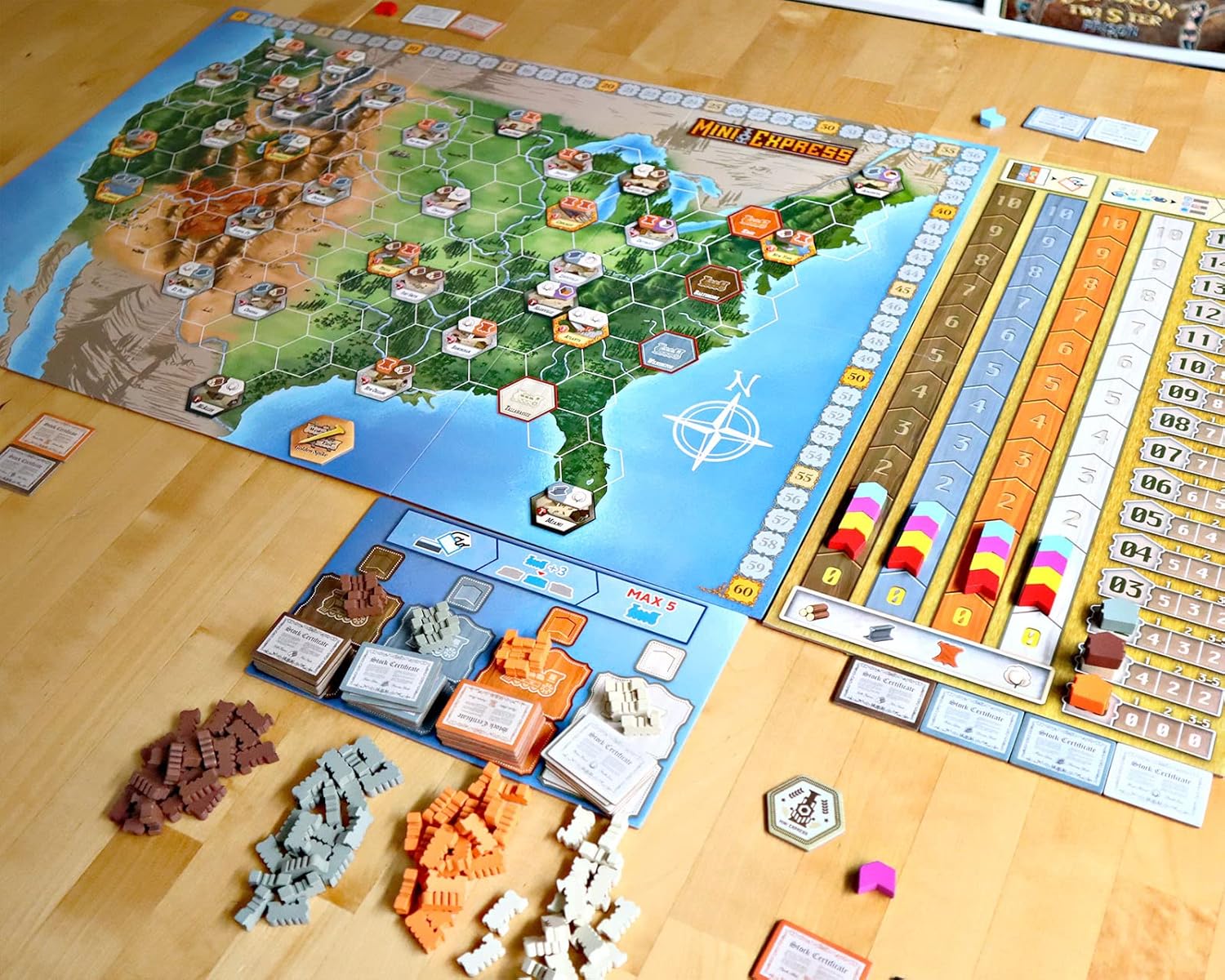 Moaideas Game Design Mini Express Board Game 5