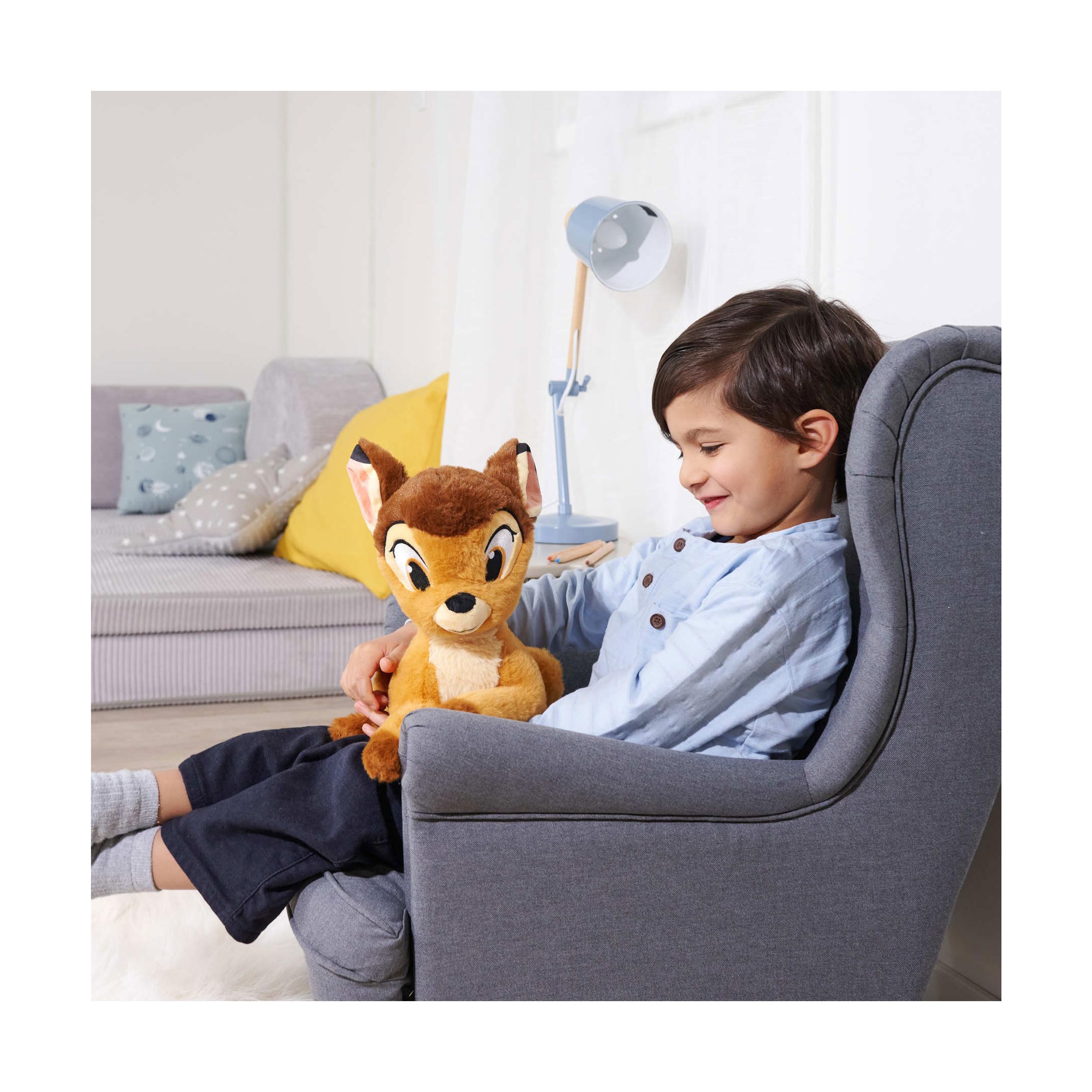 Simba Disney Bambi 25cm Soft Plush Toy - Cuddly Stuffed Animal for Kids 4