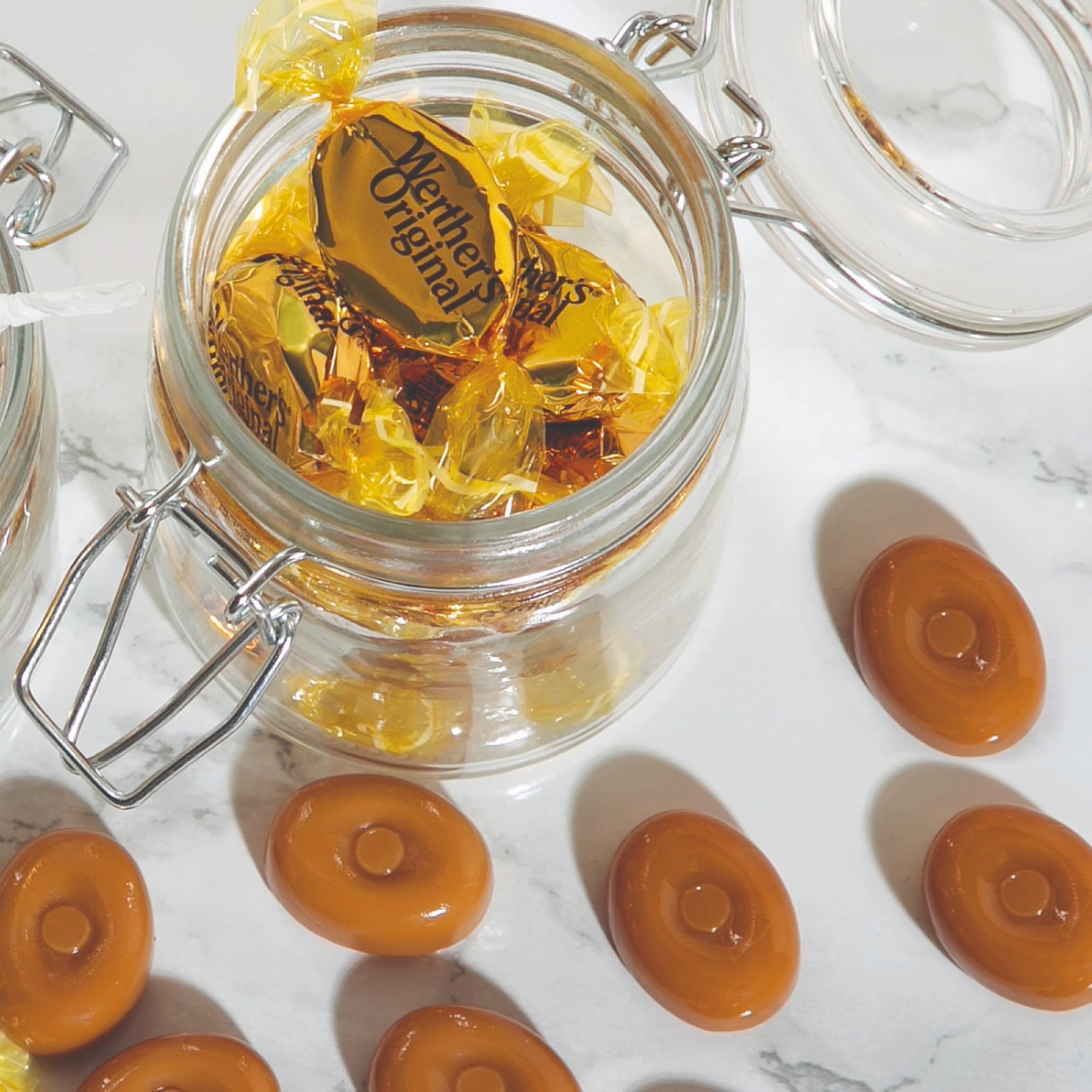 Werther's Original Cream Candies – Klassische Butterkaramell-Leckereien, Glutenfrei &amp; Vegetarisch, 1 kg Beutel zum Teilen 5