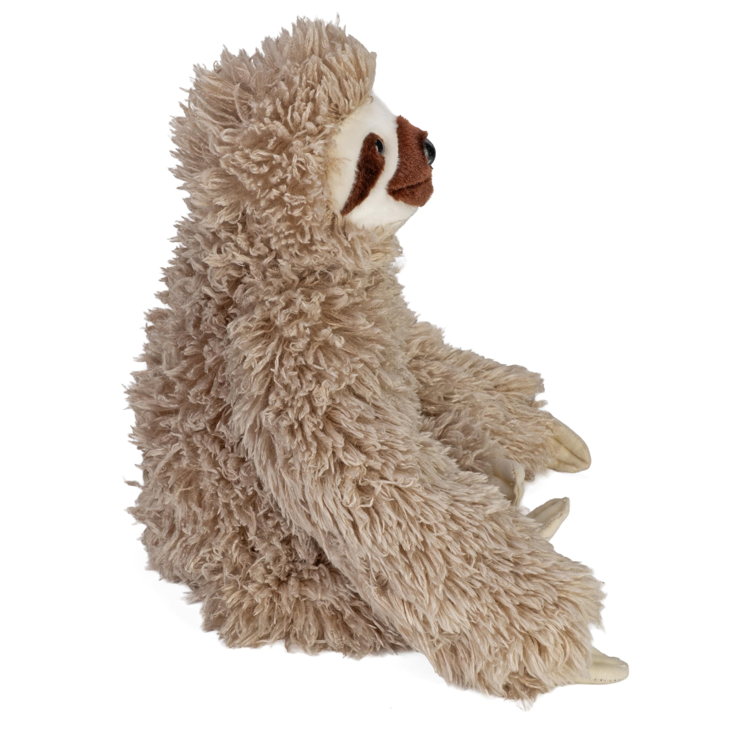 WILD REPUBLIC Cuddlekins Sloth Plush Soft Toy - Grey, 30 cm | Handcrafted | Recycled Fill