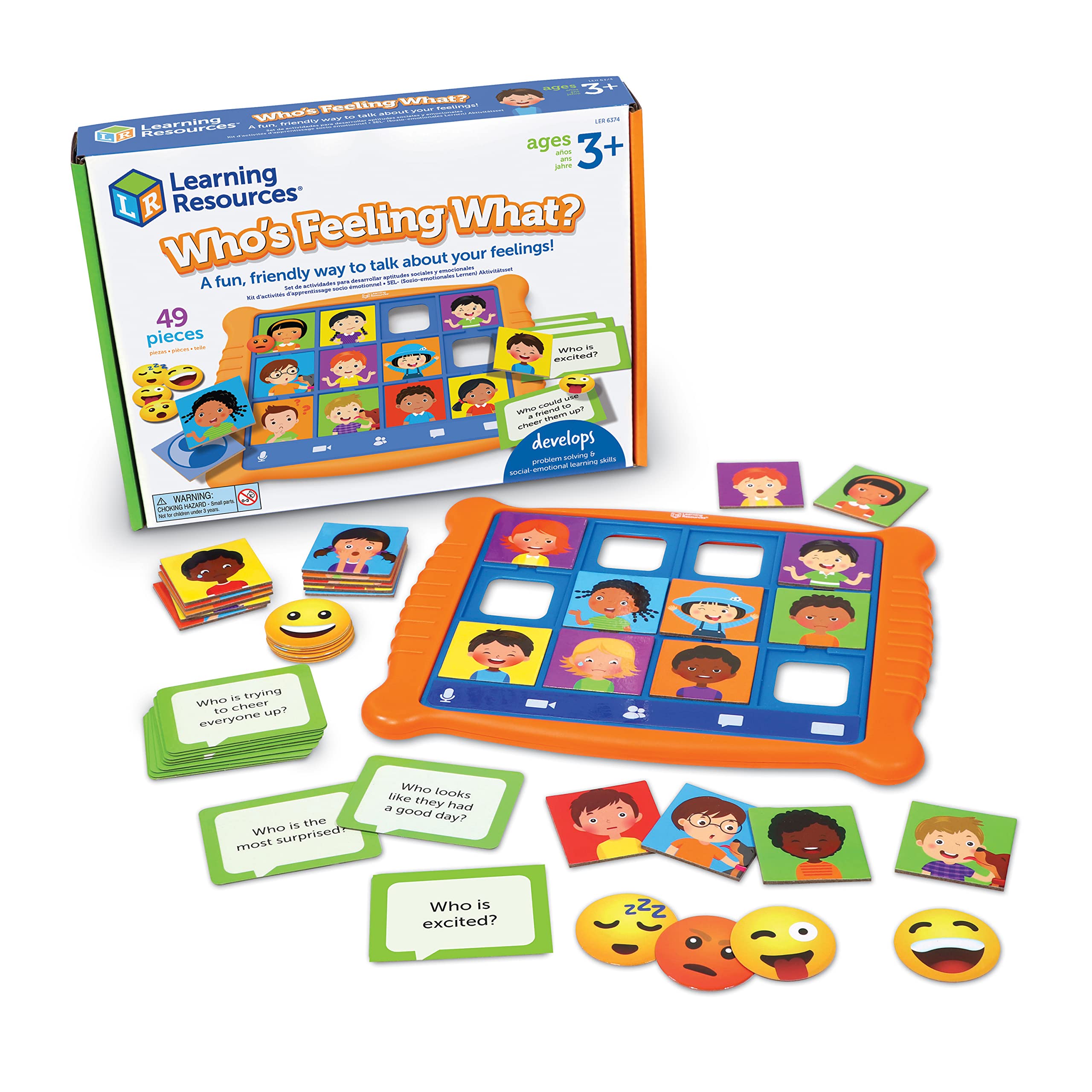 Learning Resources Who's Feeling What? Social Emotional Learning Game - Ages 3-7 7